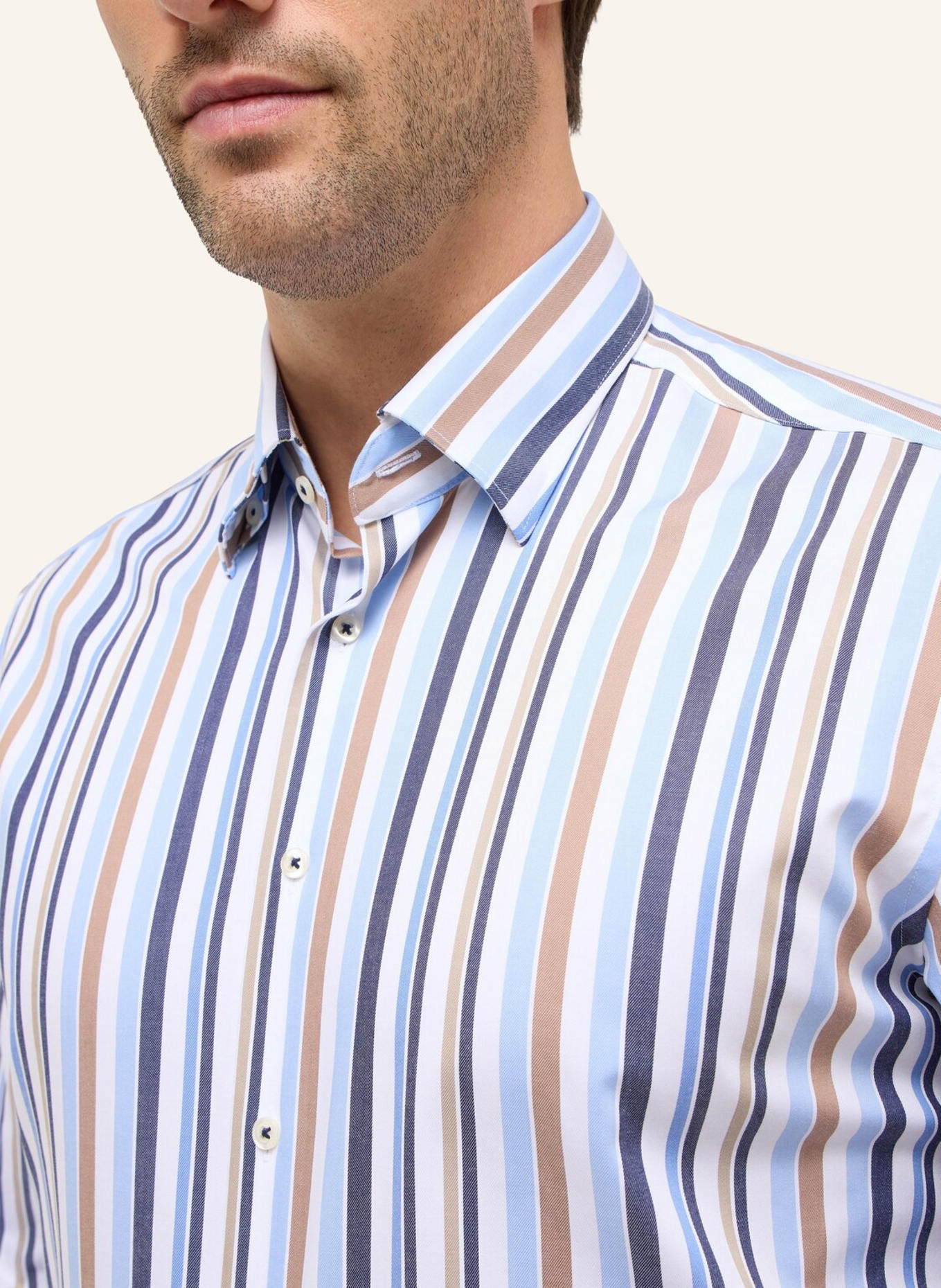 ETERNA Hemd Modern Fit: BRAUN