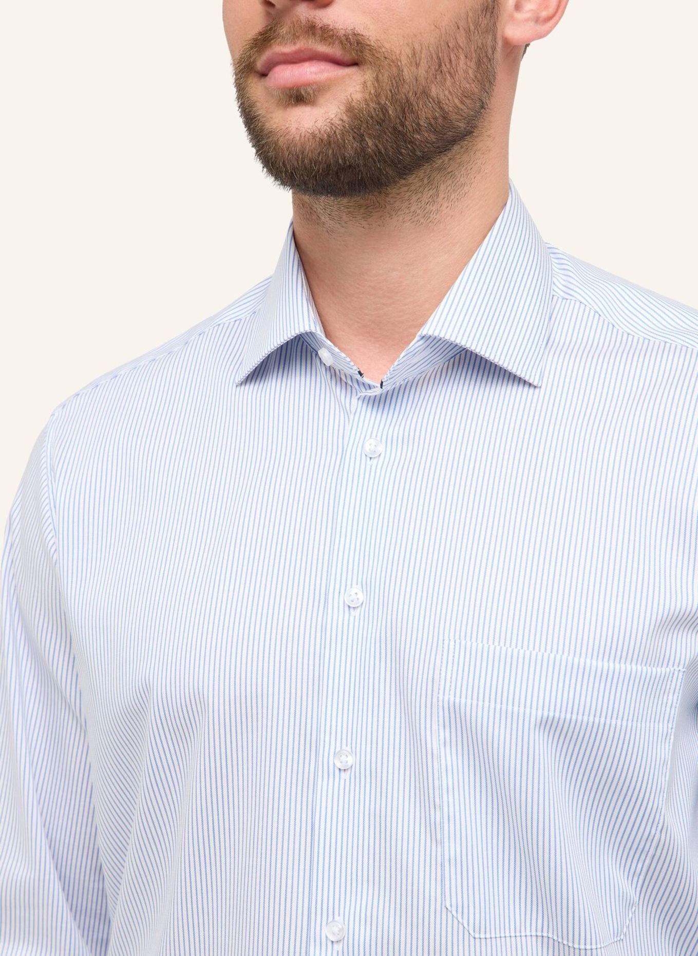 ETERNA Hemd COMFORT FIT: BLAU