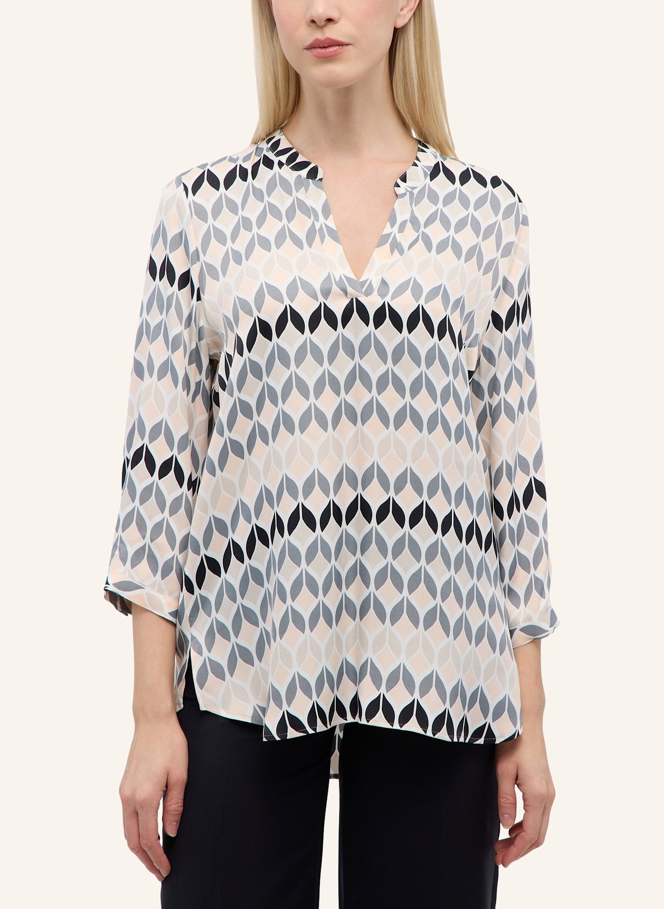 ETERNA Bluse LOOSE FIT: SCHWARZ