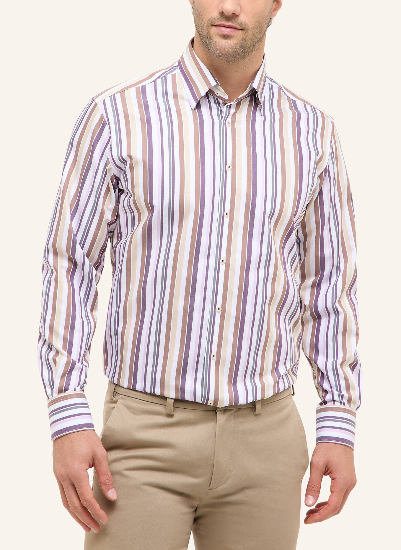 ETERNA Hemd Modern Fit: LILA