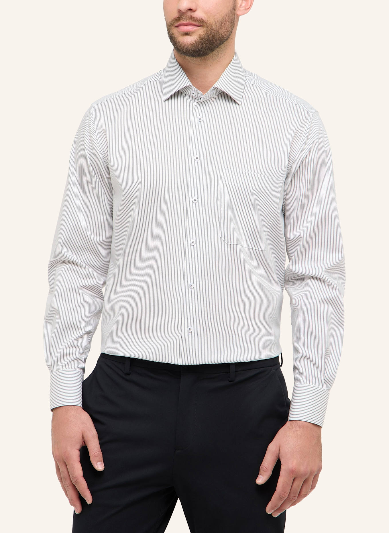 ETERNA Hemd COMFORT FIT: GRAU