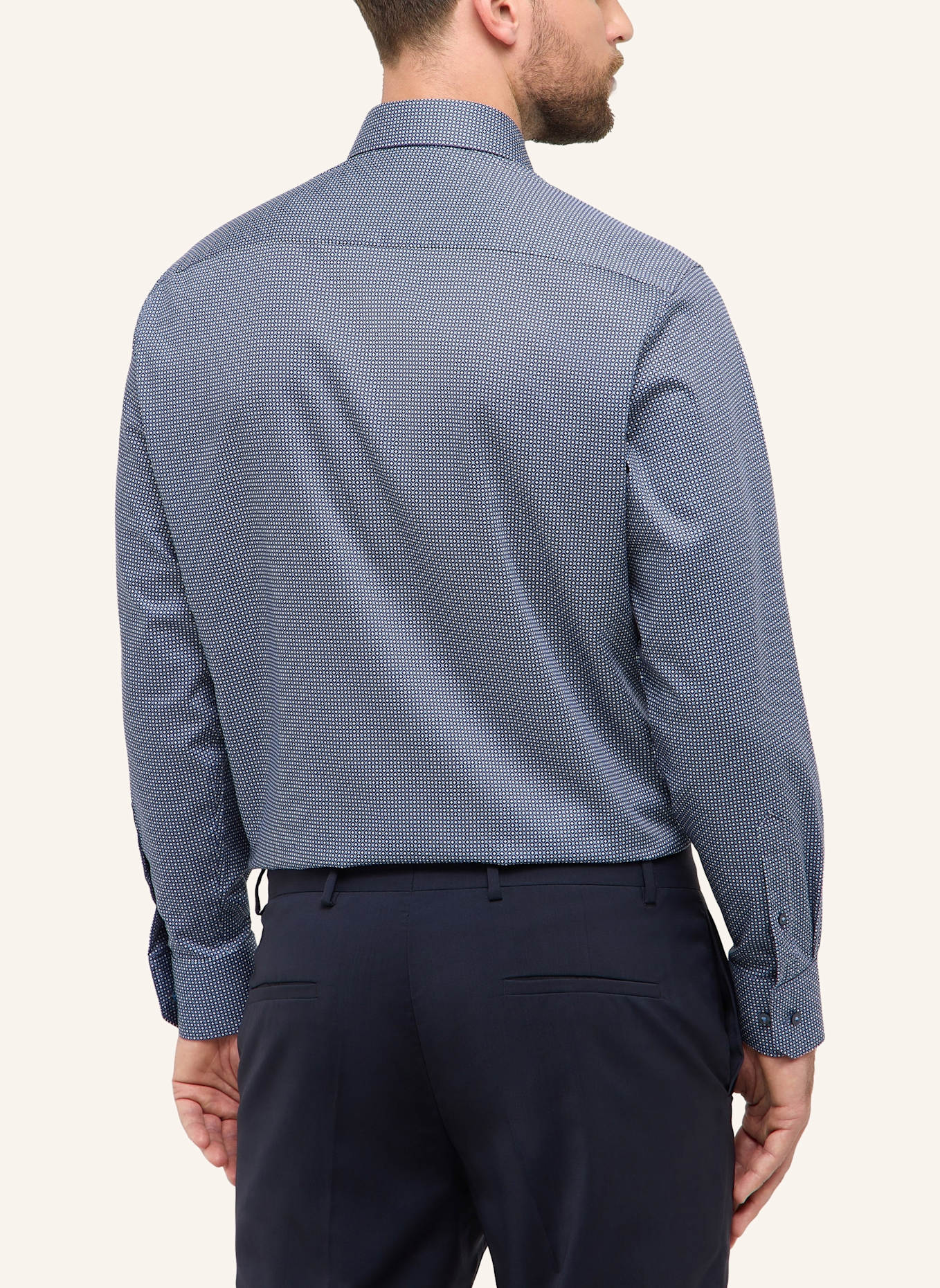 ETERNA Hemd COMFORT FIT: BLAU