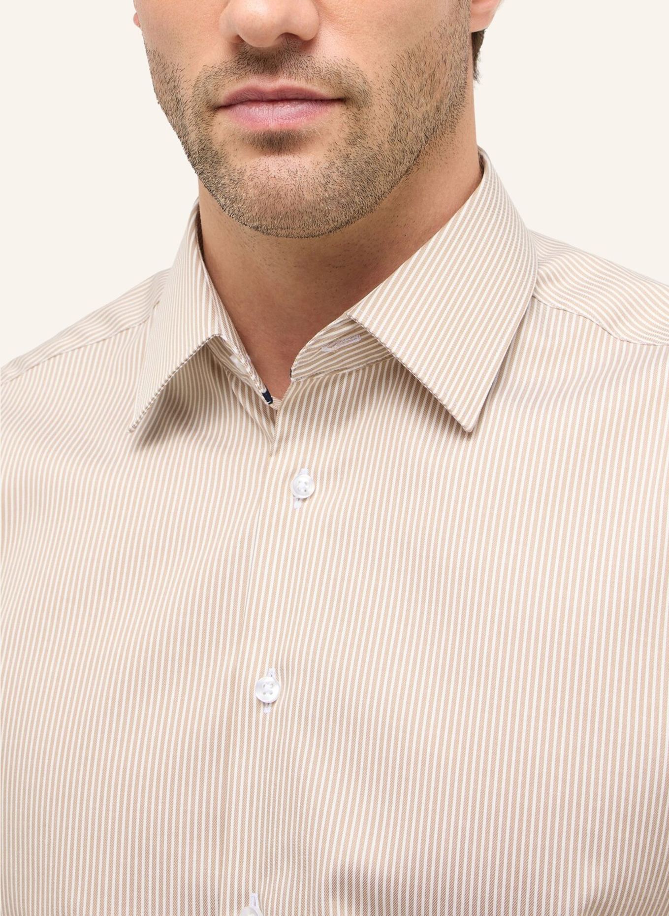 ETERNA Hemd MODERN FIT: BRAUN