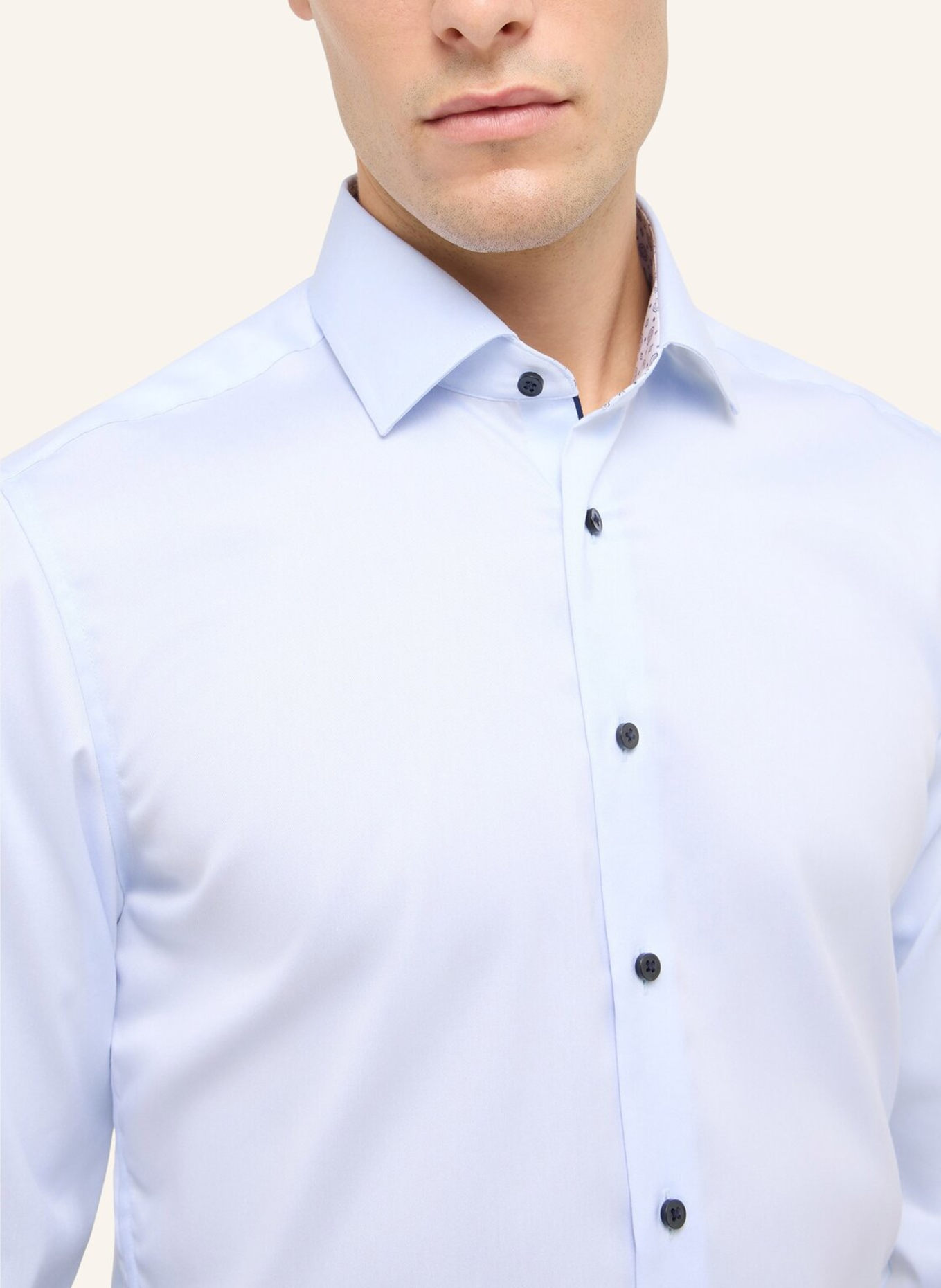 1863 by ETERNA Hemd SLIM FIT: BLAU