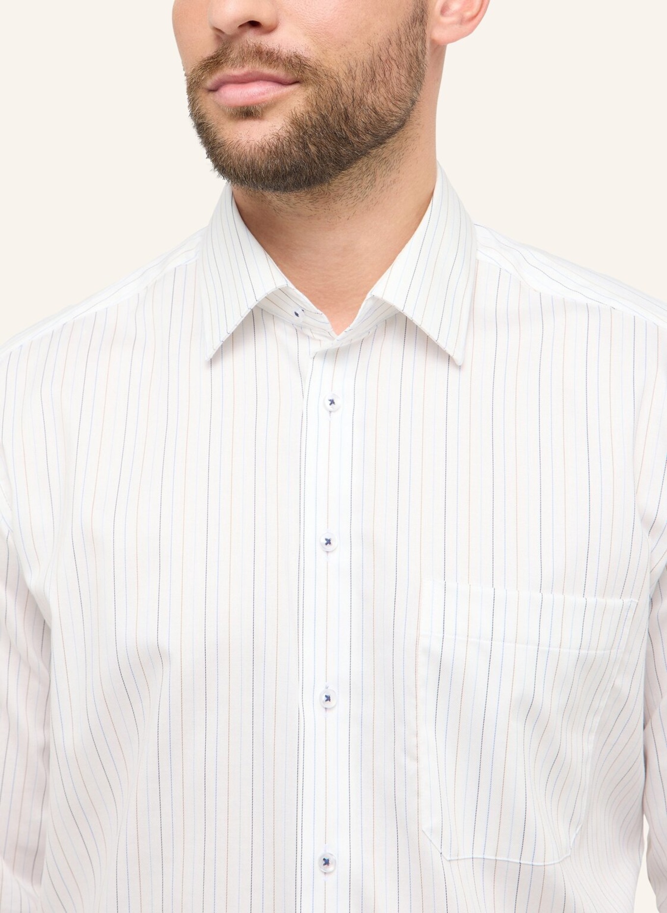 ETERNA Hemd Comfort Fit: BLAU