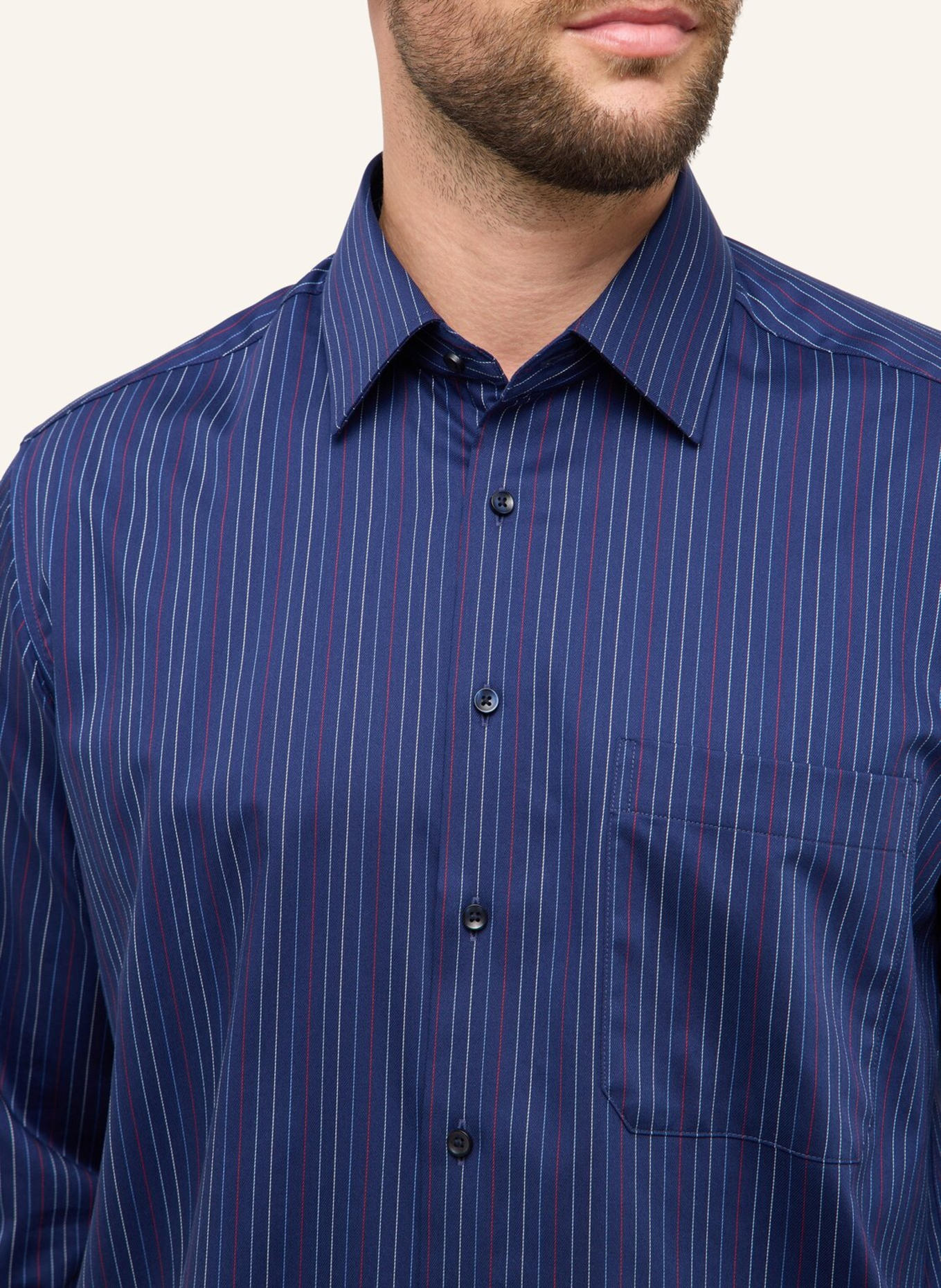 ETERNA Hemd Comfort Fit: DUNKELBLAU