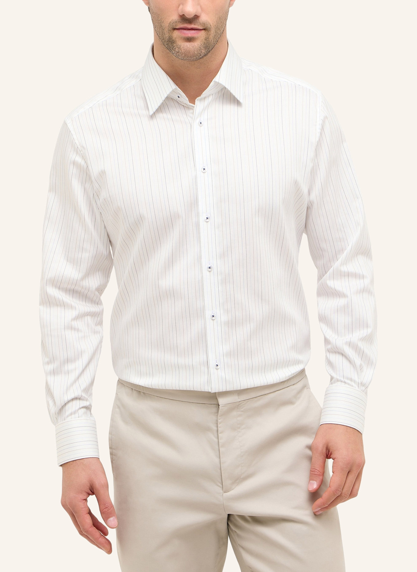 ETERNA Hemd Modern Fit: BLAU