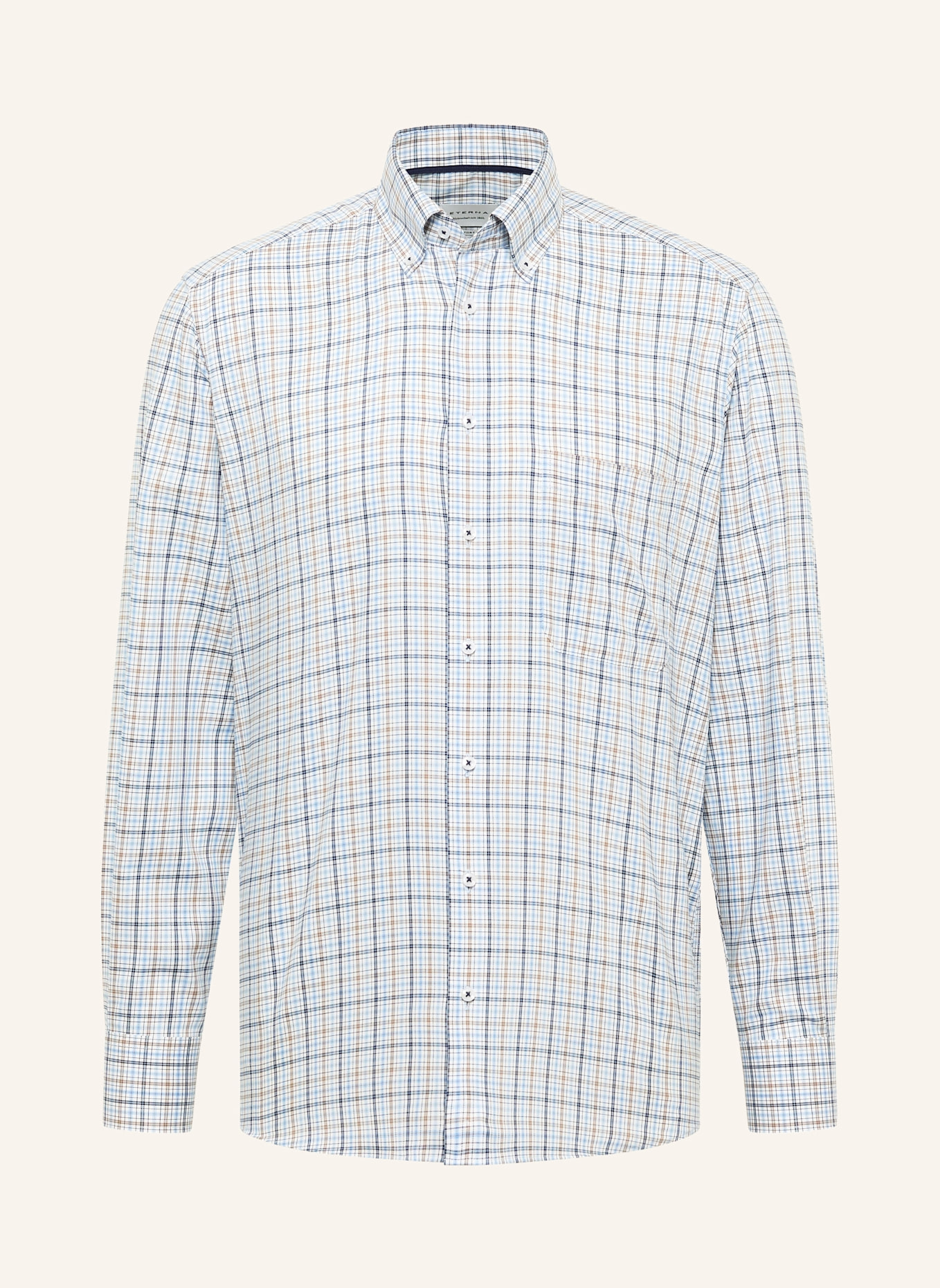 ETERNA Hemd COMFORT FIT: BLAU