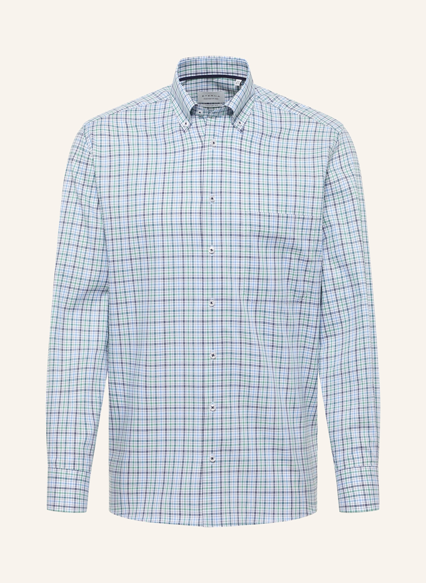 ETERNA Hemd COMFORT FIT: GRÜN