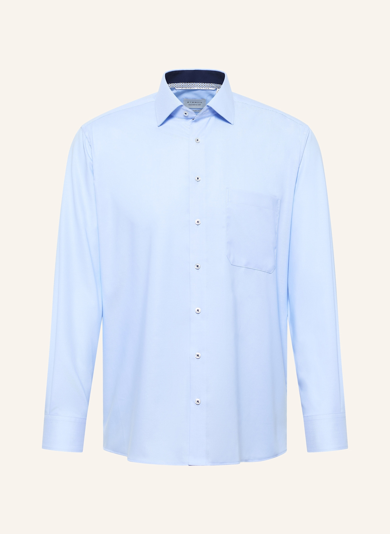 ETERNA Hemd Comfort Fit: HELLBLAU