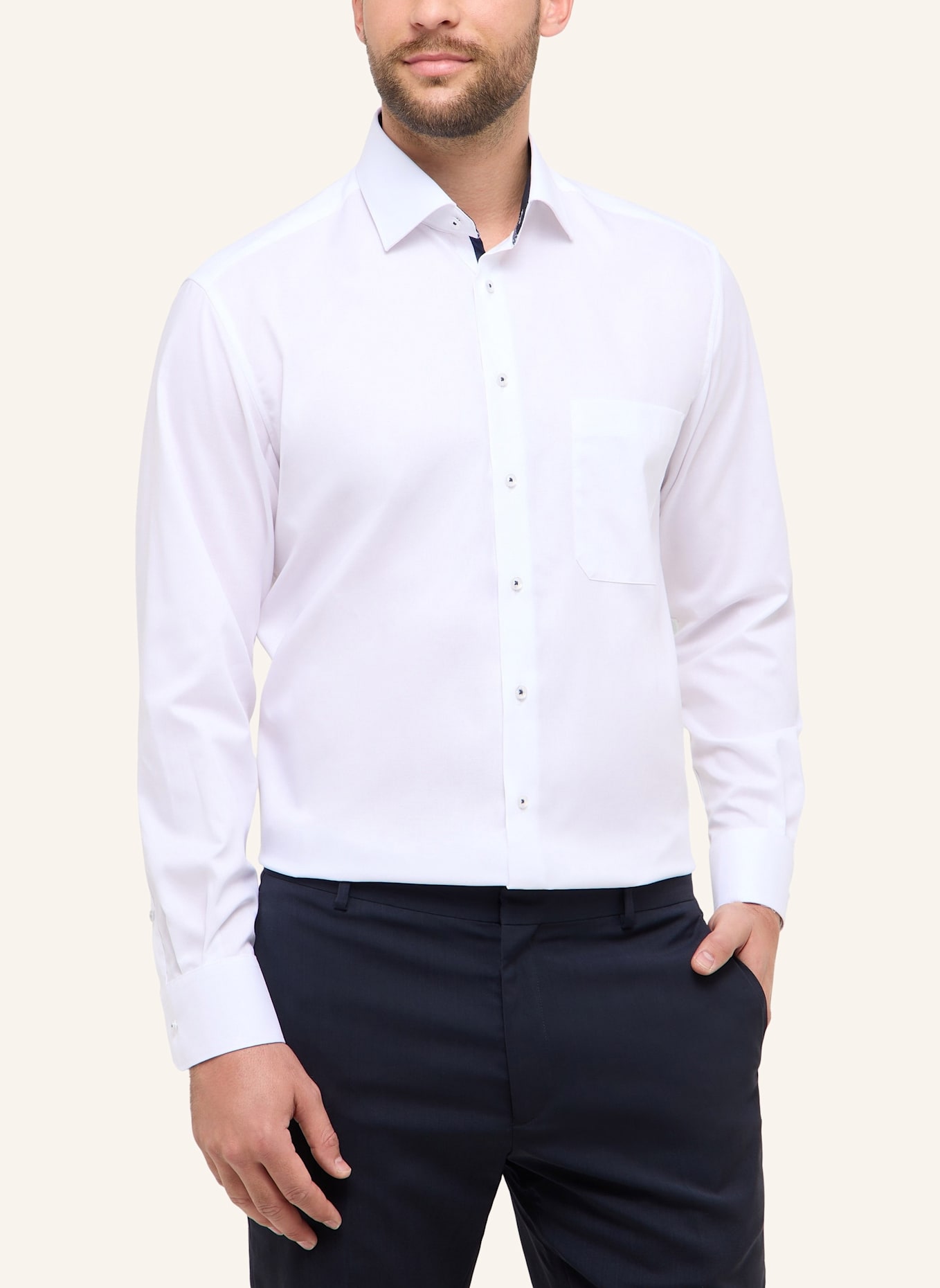 ETERNA Hemd Comfort Fit: WEISS