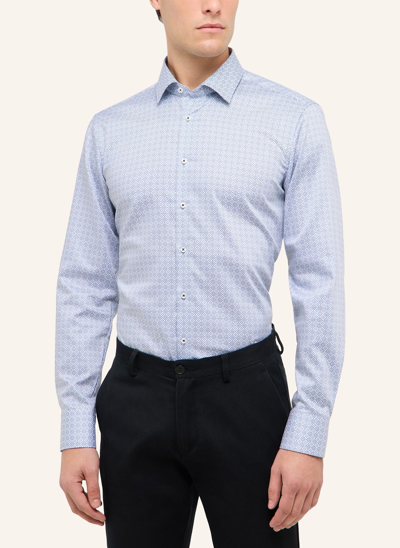 ETERNA Hemd SLIM FIT: BLAU