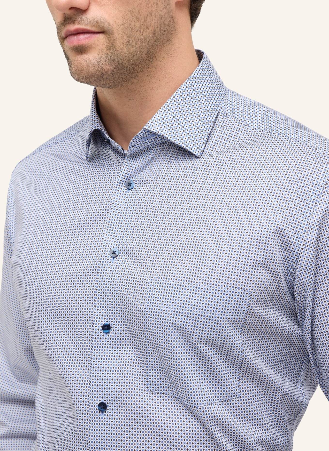 ETERNA Businesshemd Modern Fit: BLAU
