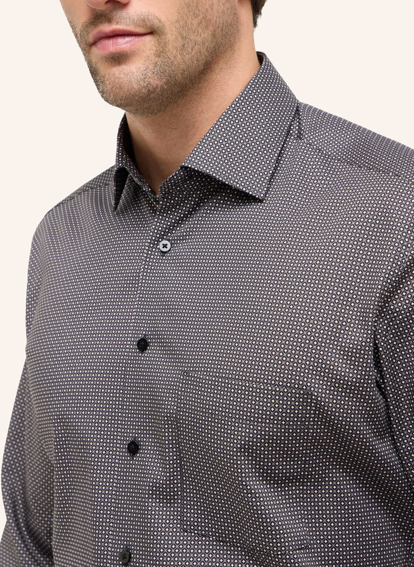 ETERNA Businesshemd Modern Fit: GRAU
