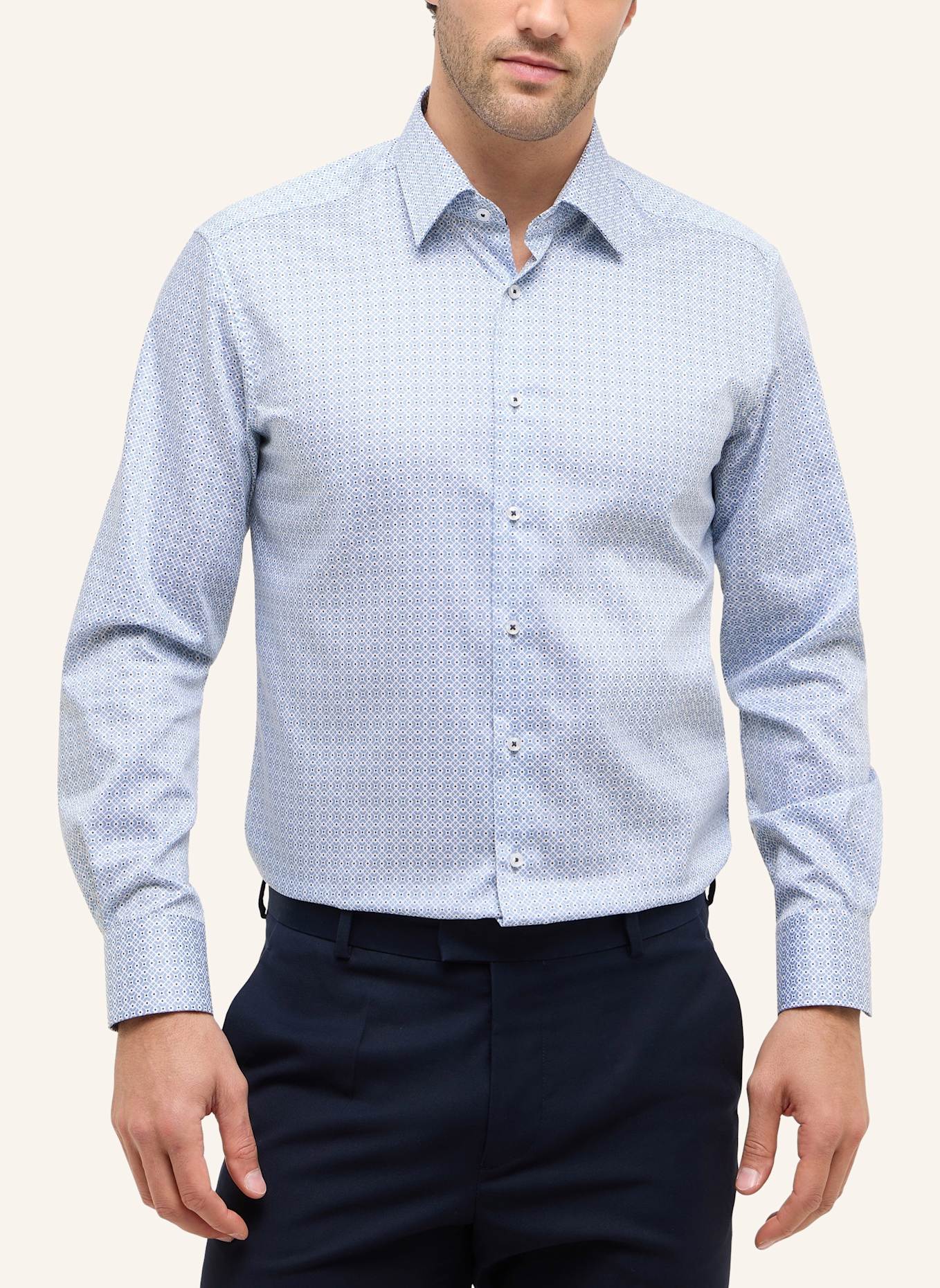 ETERNA Hemd MODERN FIT: BLAU