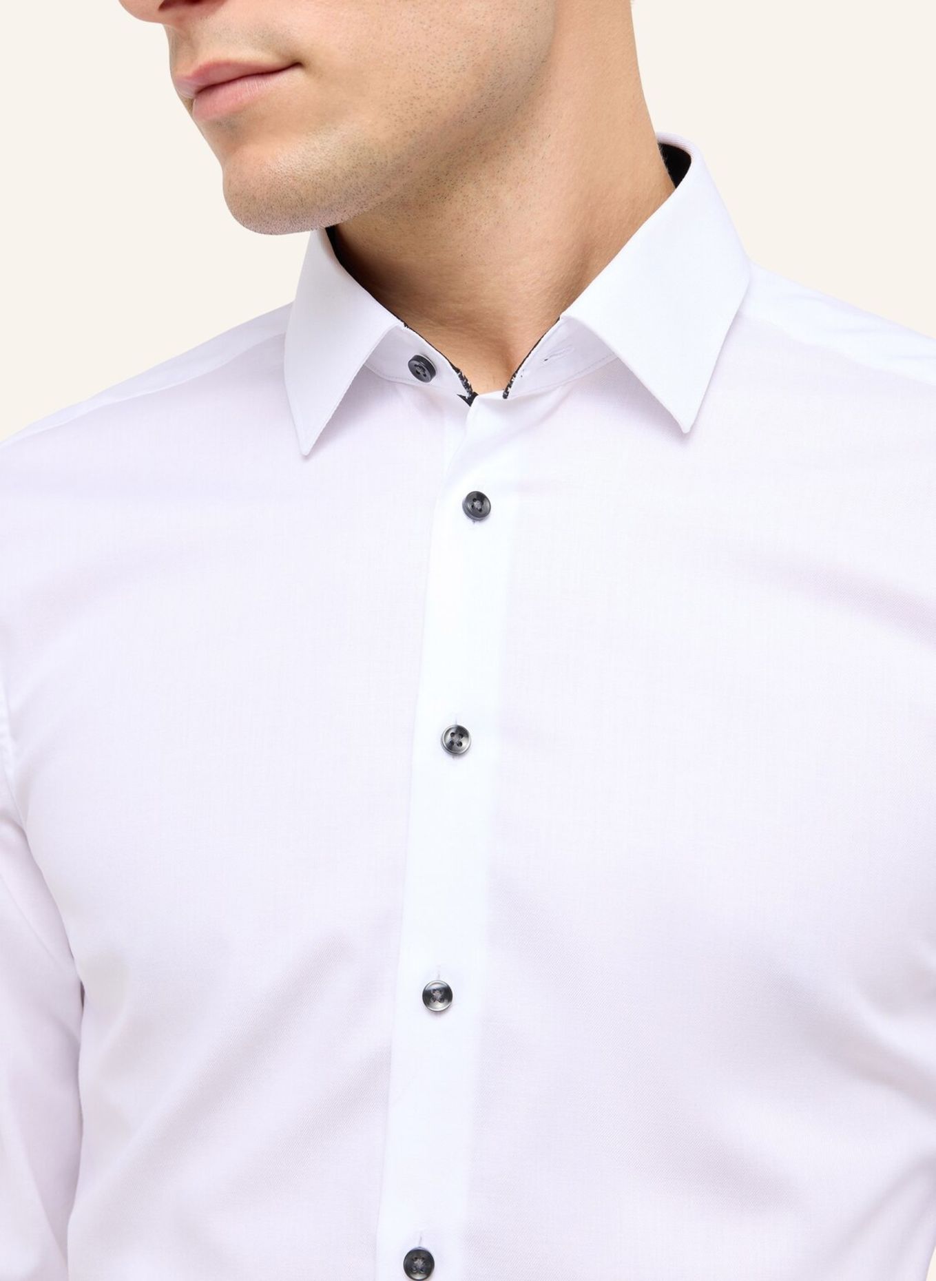 ETERNA Hemd SLIM FIT: WEISS