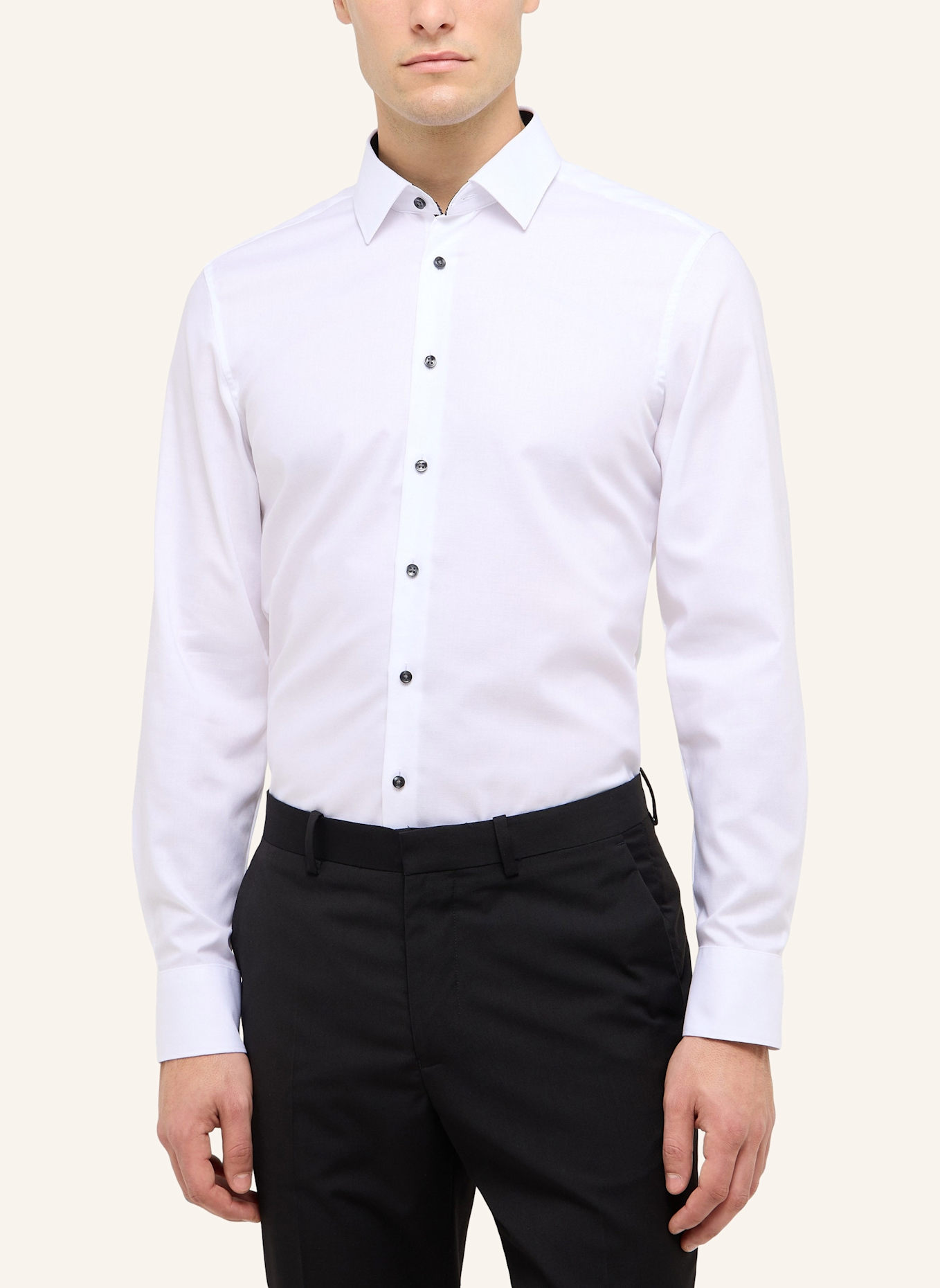 ETERNA Hemd SLIM FIT: WEISS