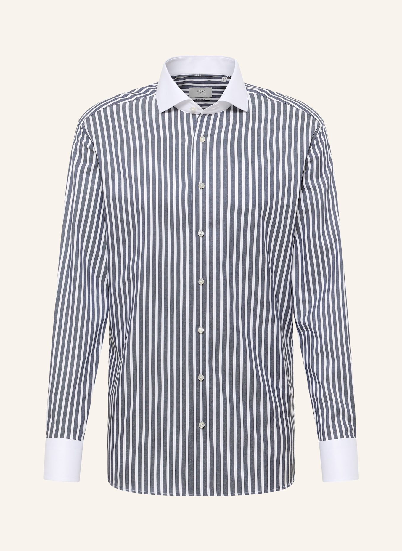 1863 by ETERNA Hemd MODERN FIT: DUNKELBLAU