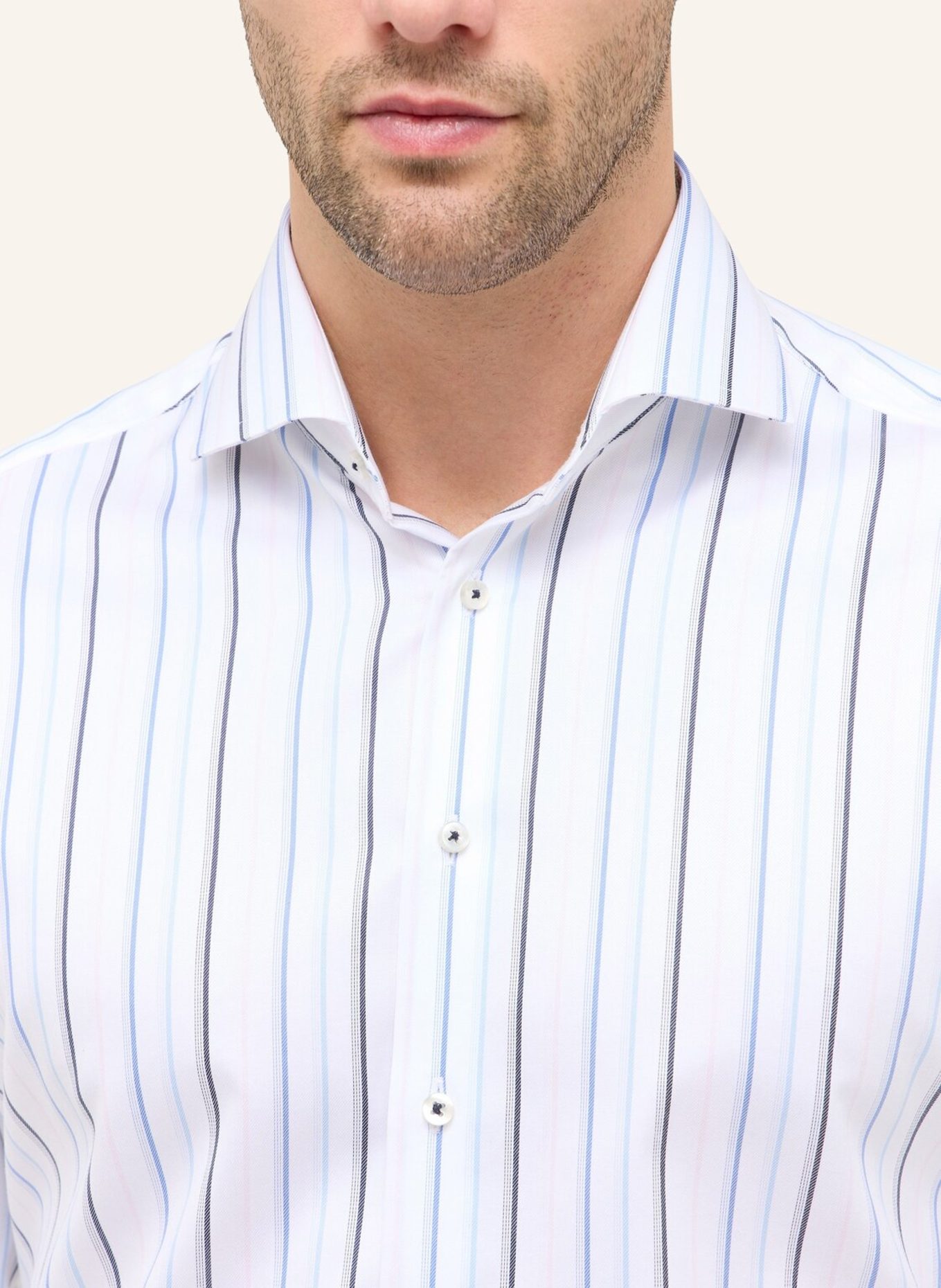 1863 by ETERNA Hemd MODERN FIT: BLAU