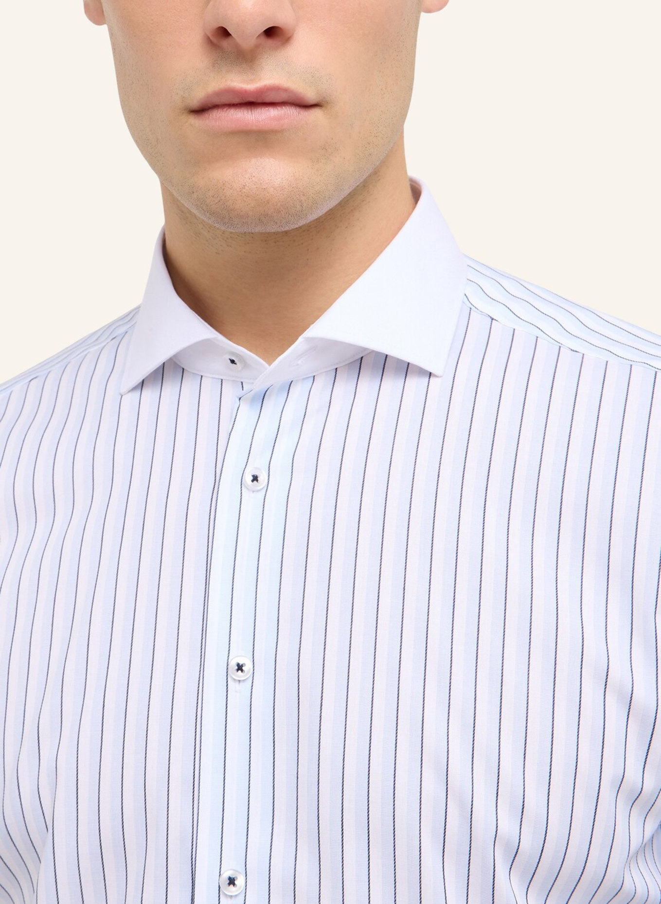 ETERNA Hemd SLIM FIT: BLAU