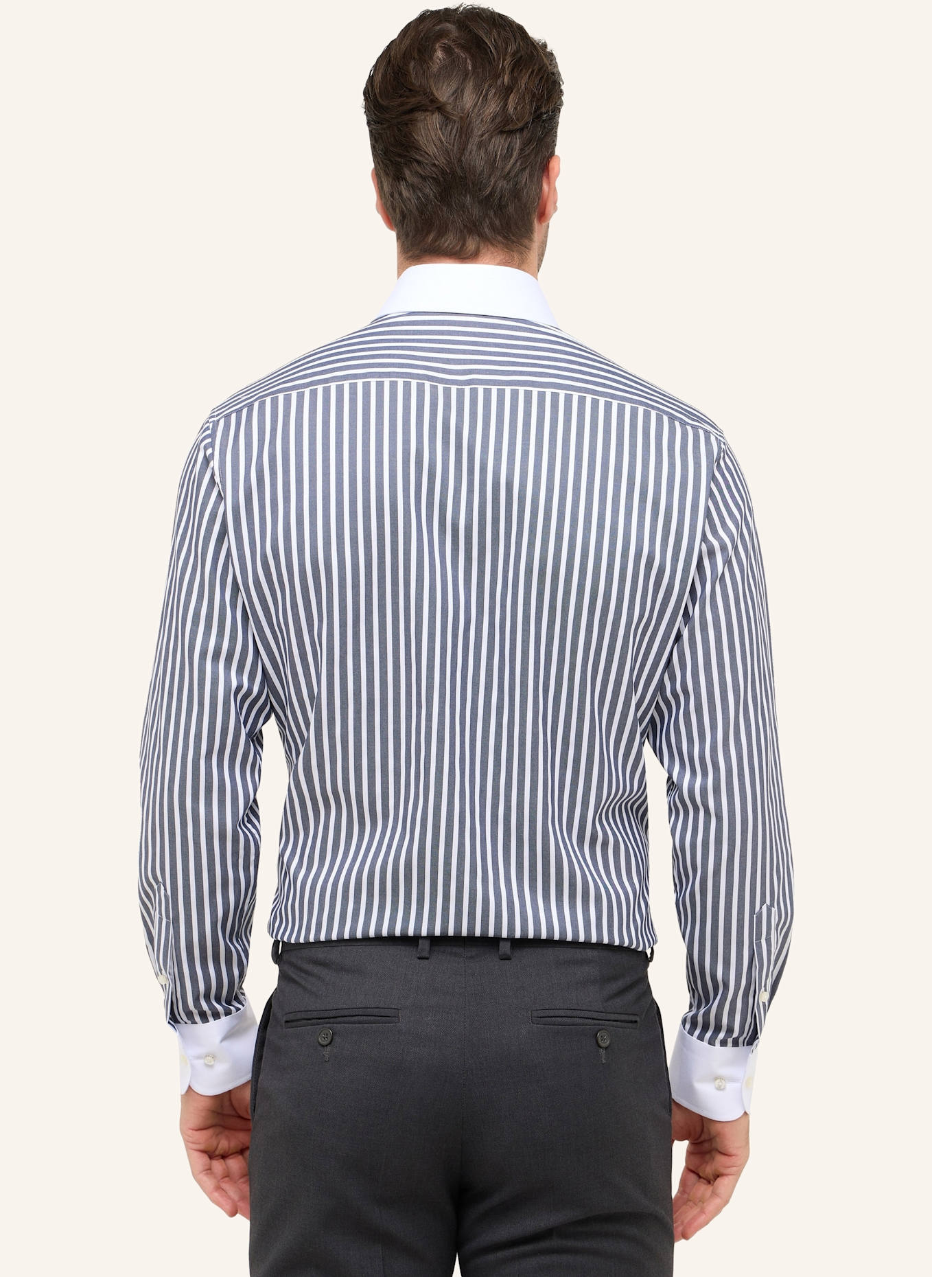 1863 by ETERNA Hemd MODERN FIT: DUNKELBLAU