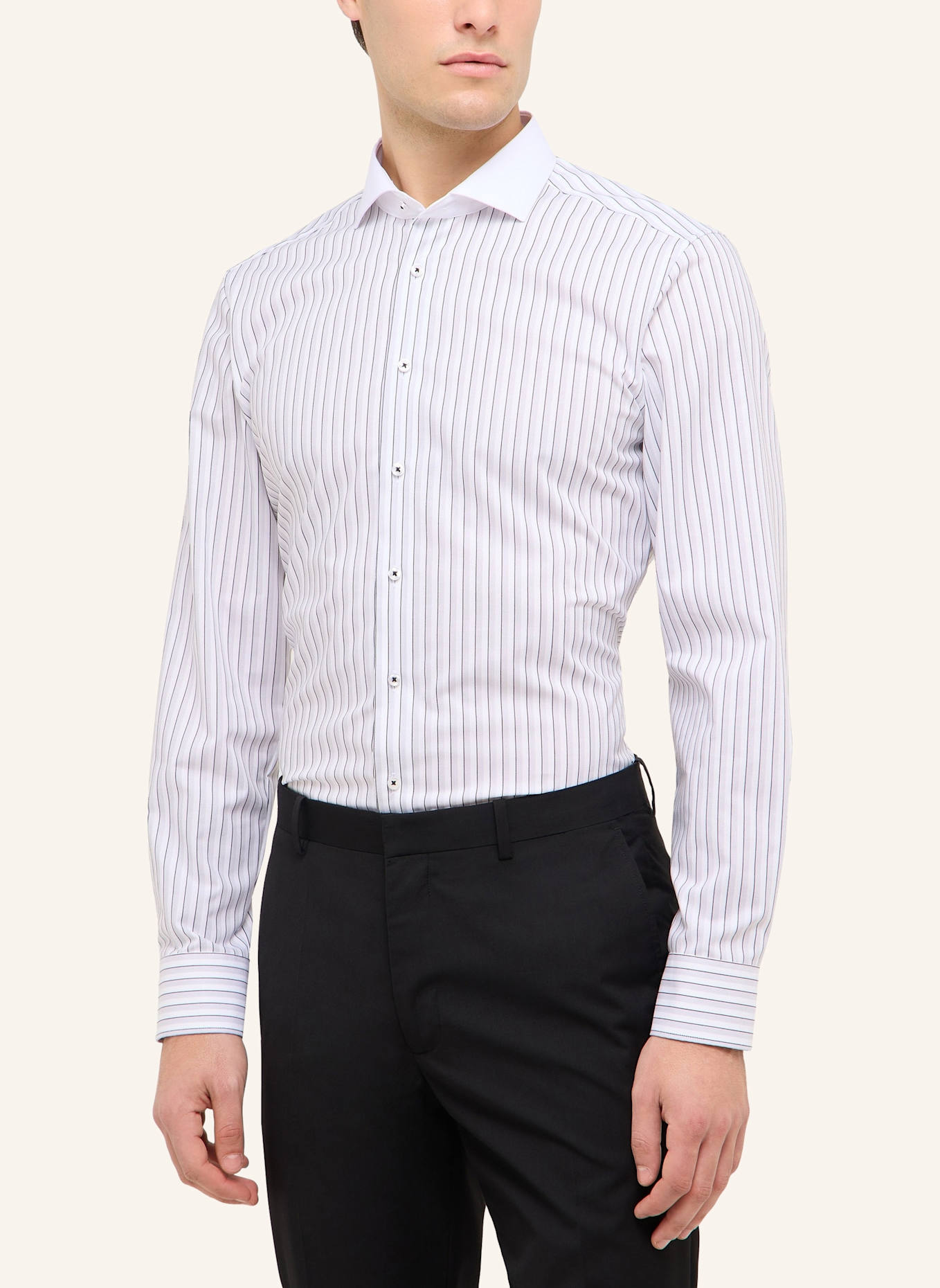 ETERNA Hemd SLIM FIT: SILBER