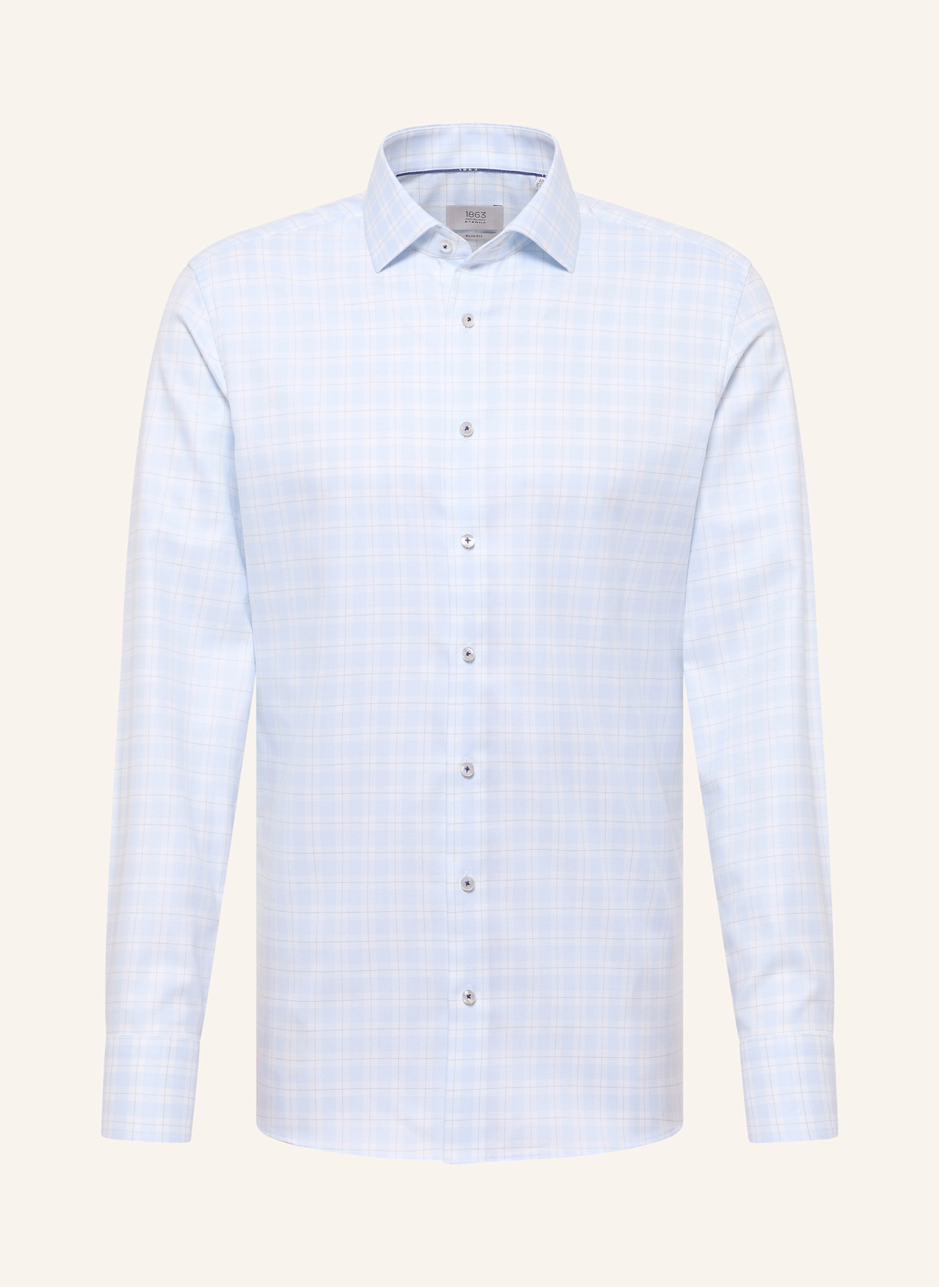 1863 by ETERNA Hemd SLIM FIT: BLAU