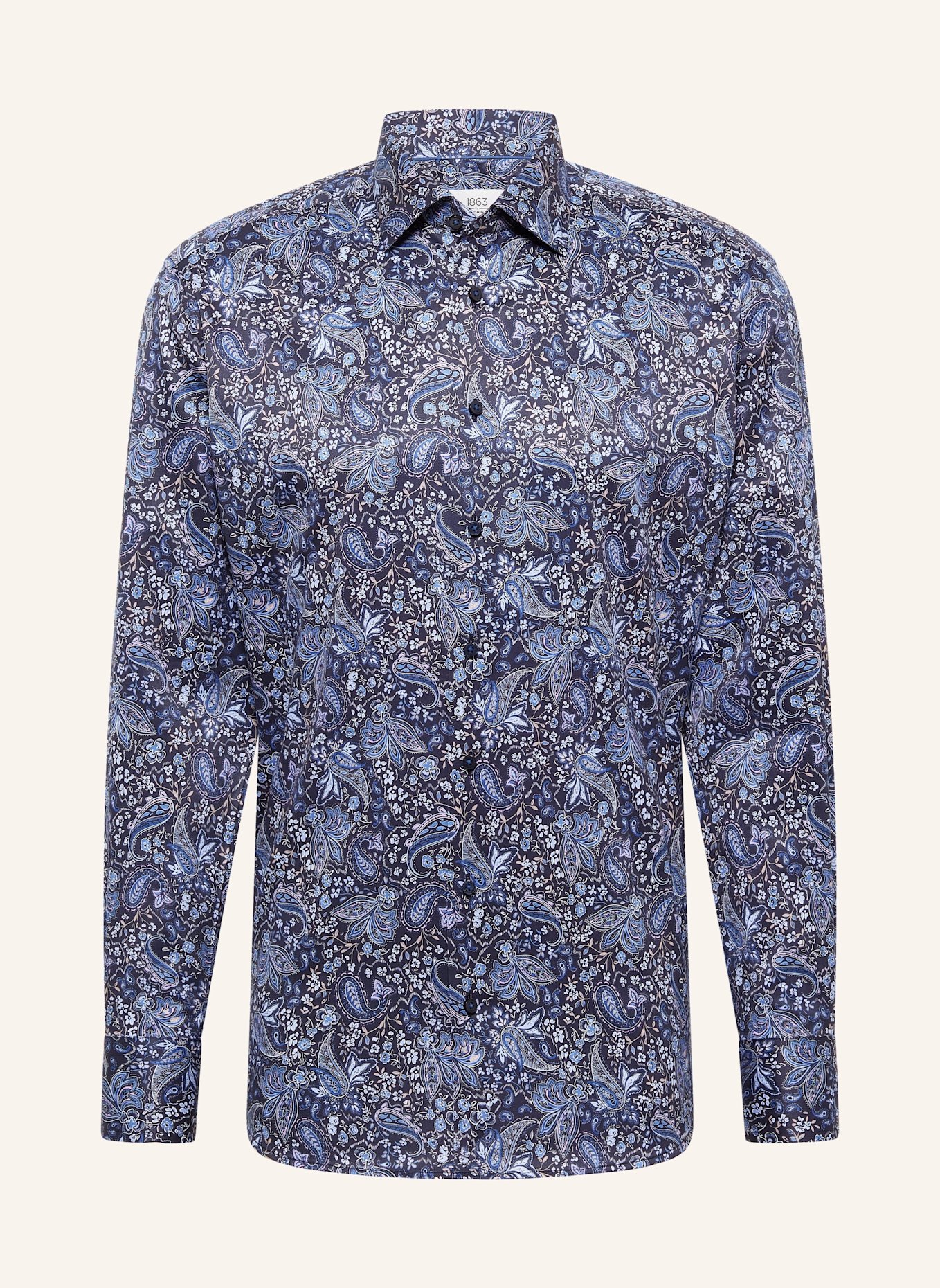 1863 by ETERNA Hemd MODERN FIT: DUNKELBLAU