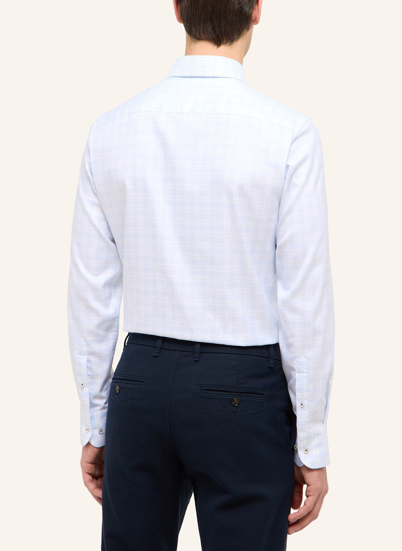1863 by ETERNA Hemd SLIM FIT: BLAU