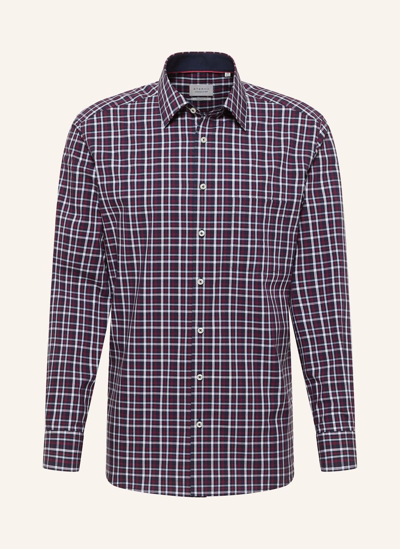 ETERNA Hemd MODERN FIT: DUNKELBLAU