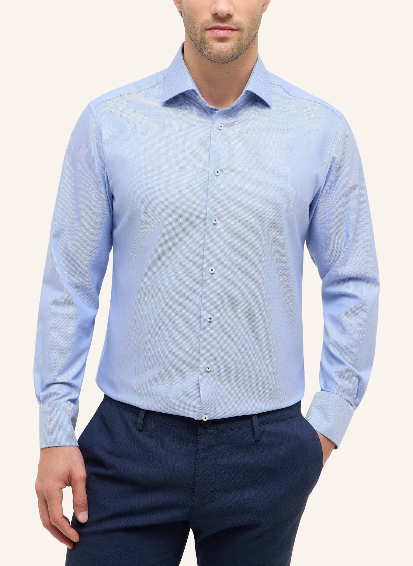 1863 by ETERNA Hemd MODERN FIT: BLAU