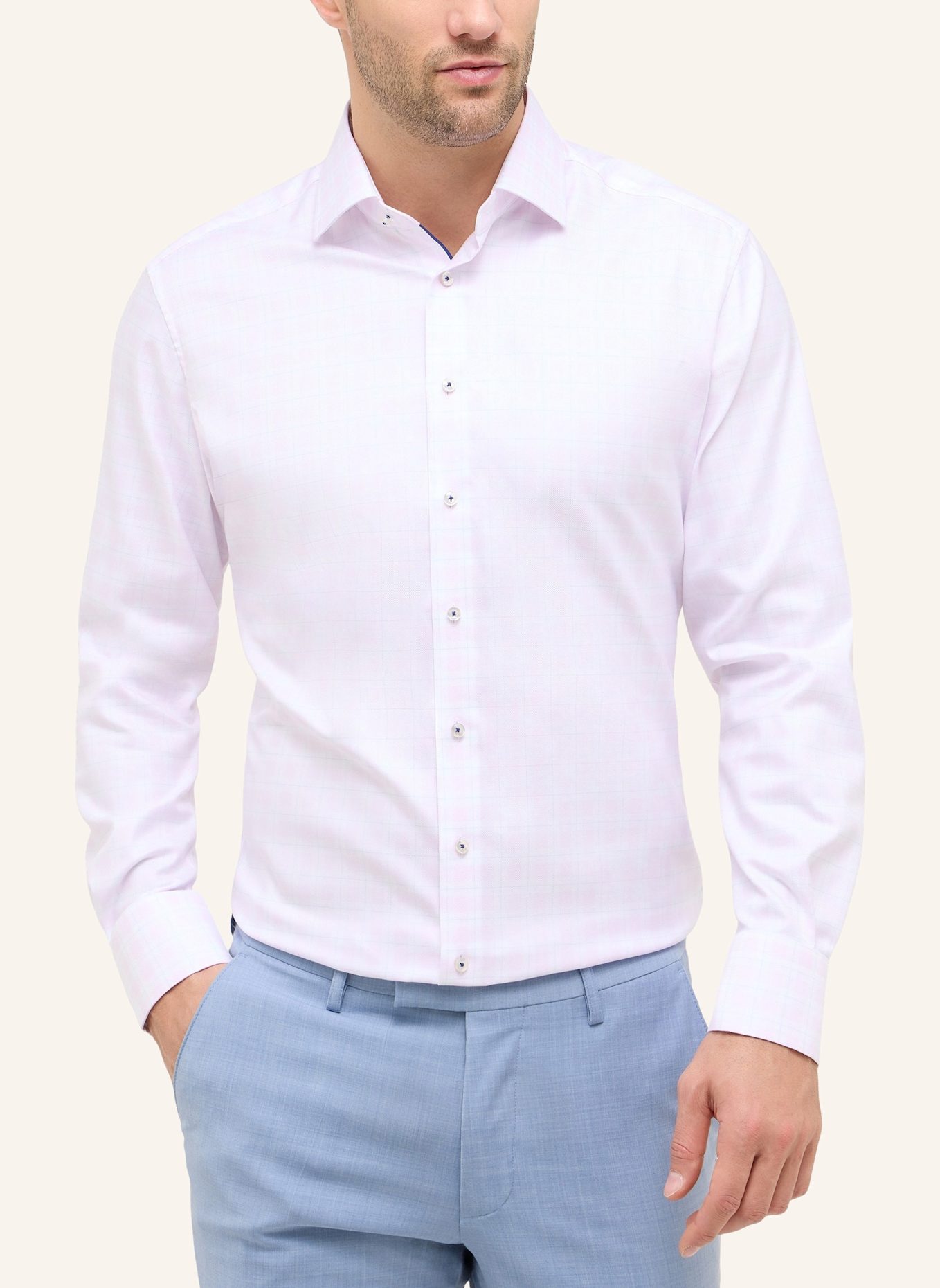 1863 by ETERNA Hemd MODERN FIT: ROSA