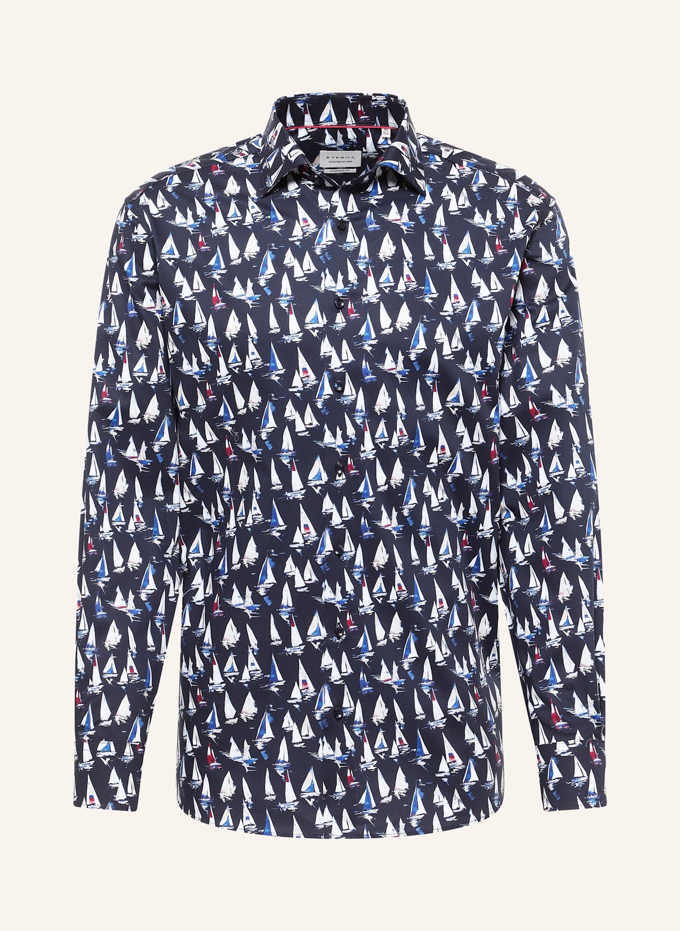 ETERNA Hemd Slim Fit: DUNKELBLAU