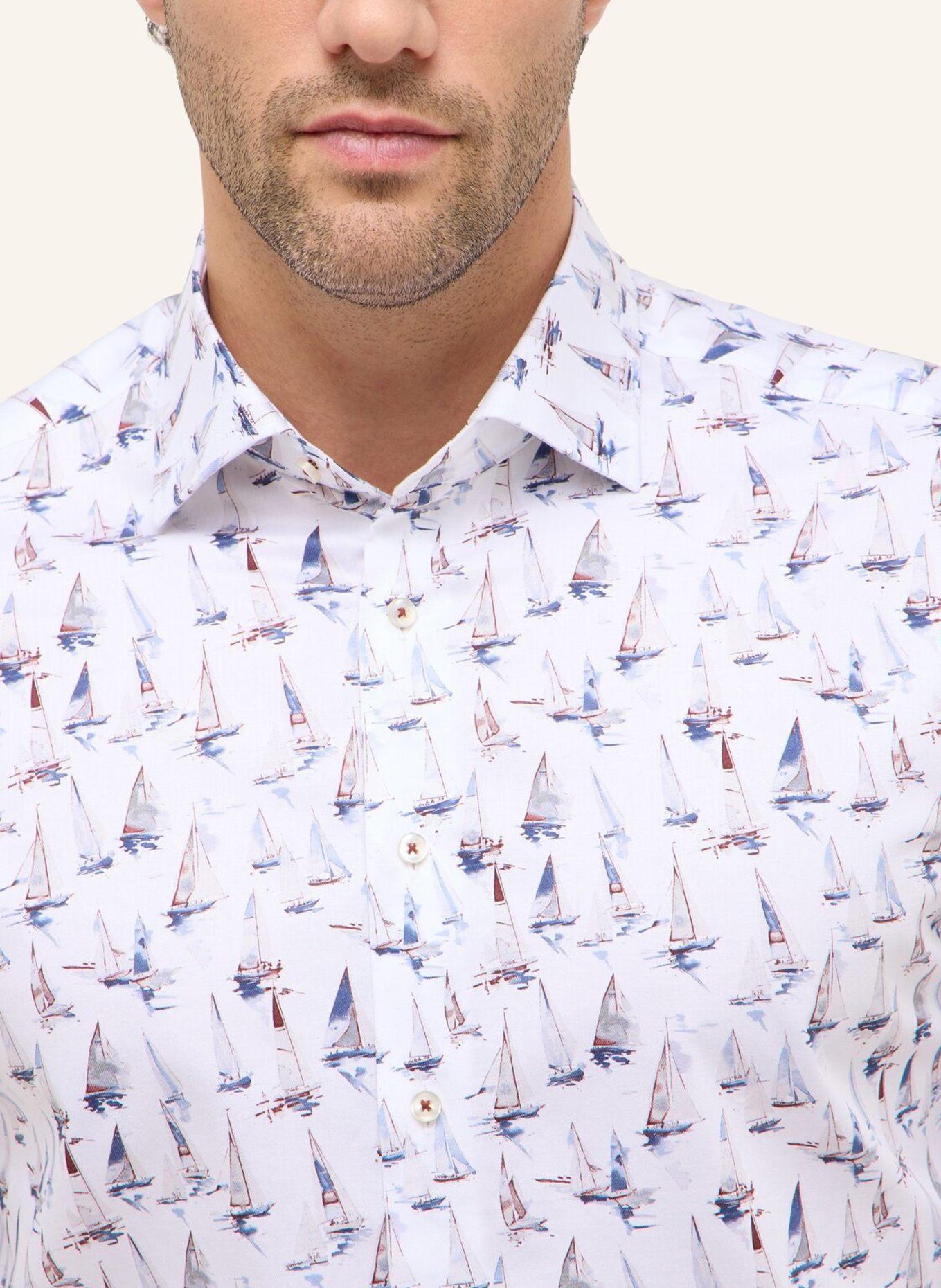 ETERNA Hemd Slim Fit: BLAU