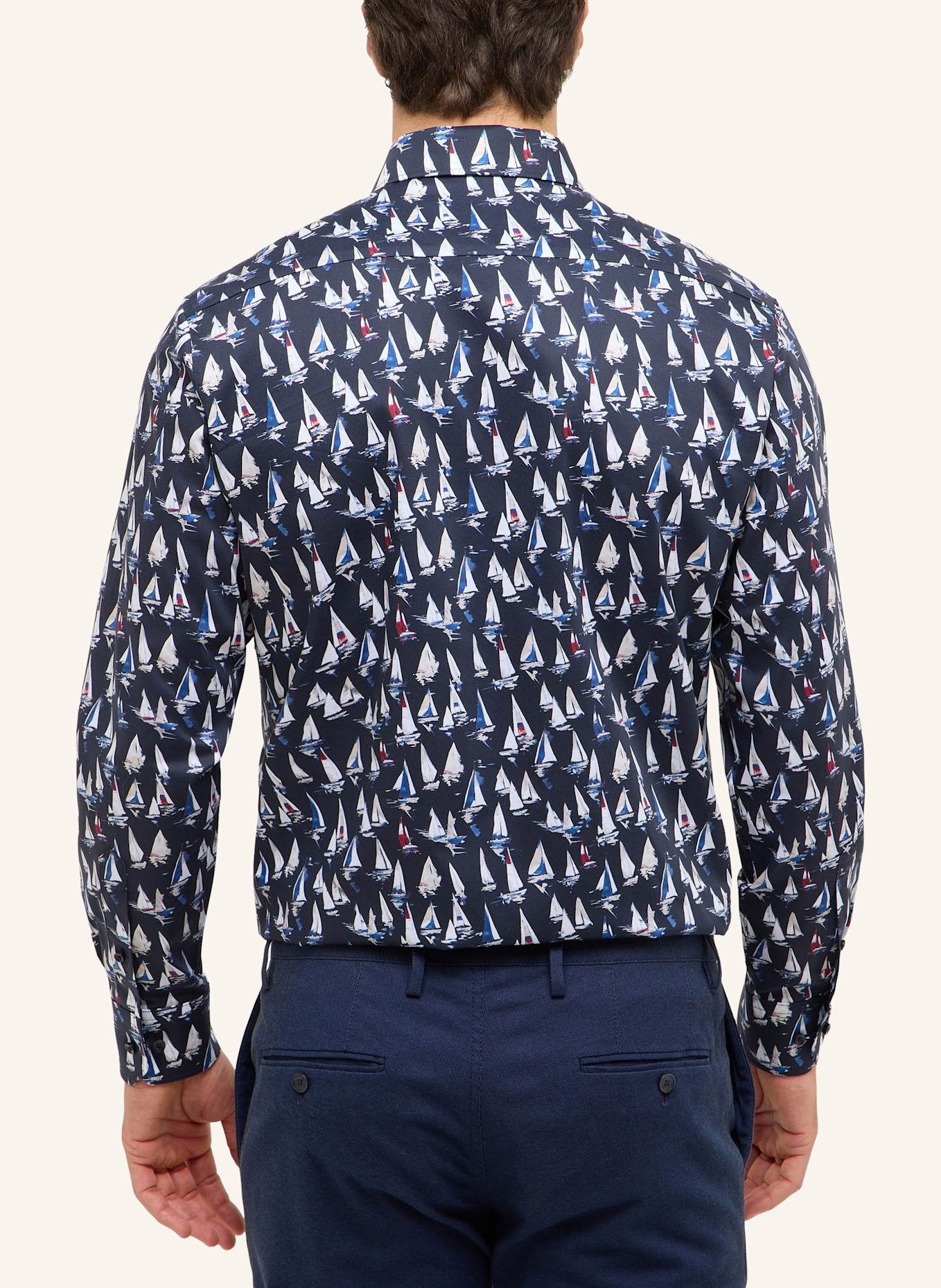 ETERNA Hemd Slim Fit: DUNKELBLAU