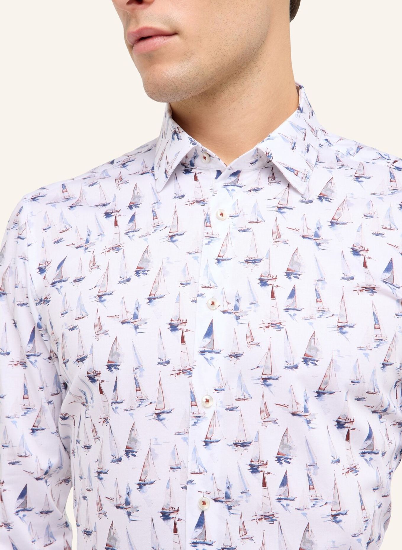 ETERNA Hemd SLIM FIT: BLAU