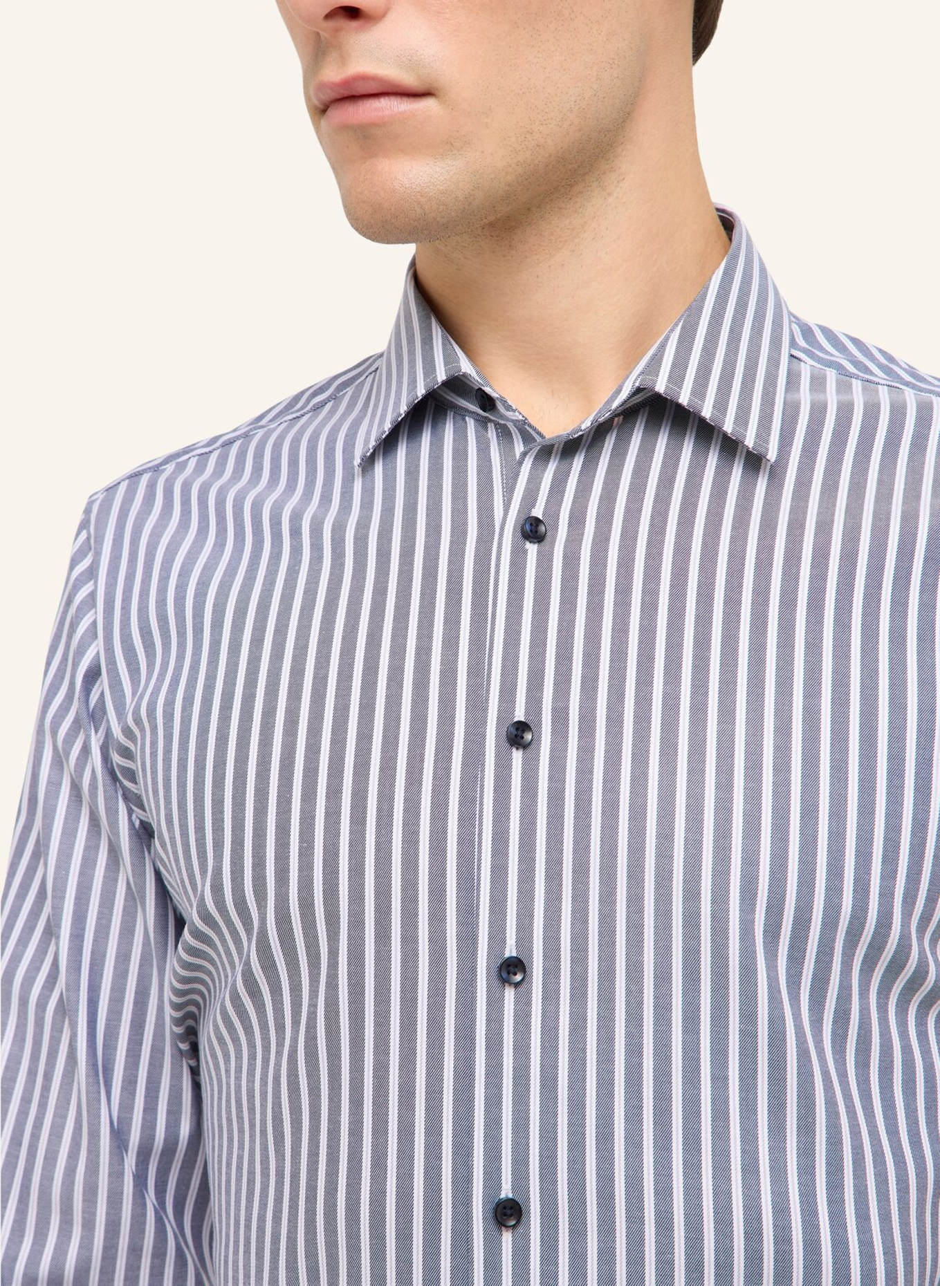 ETERNA Hemd SLIM FIT: DUNKELBLAU