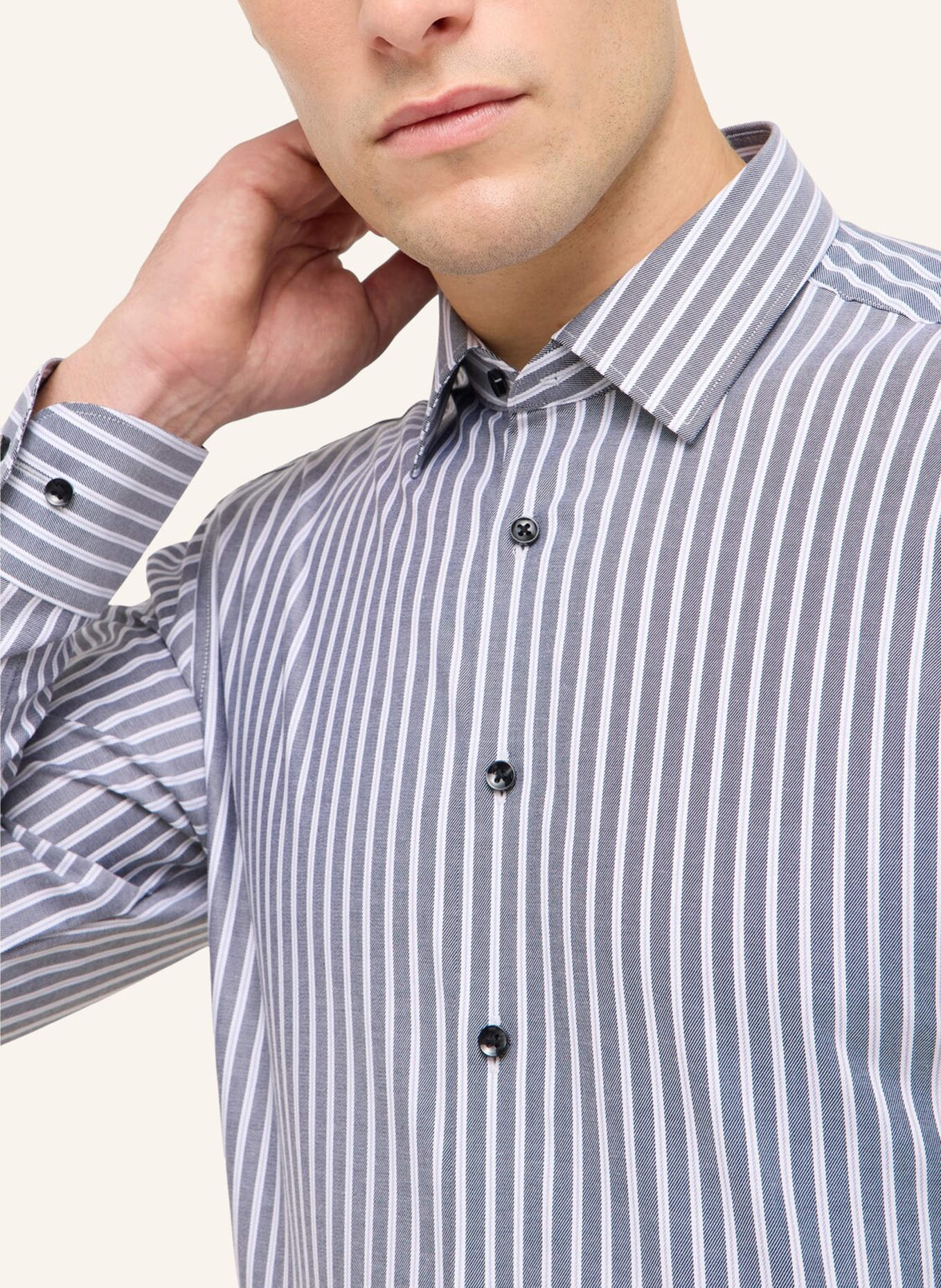 ETERNA Hemd SLIM FIT: GRAU