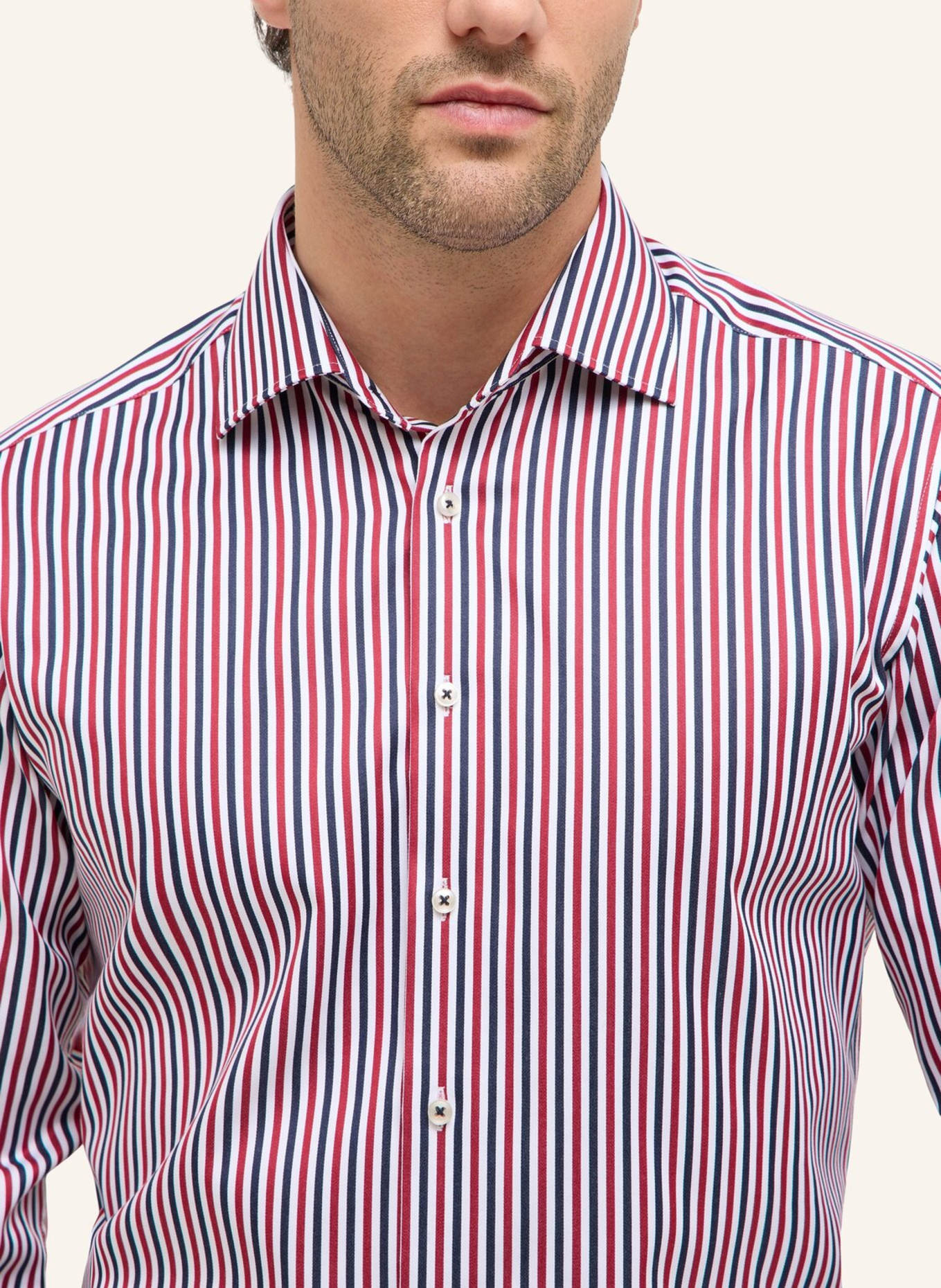 ETERNA Hemd MODERN FIT: ROT