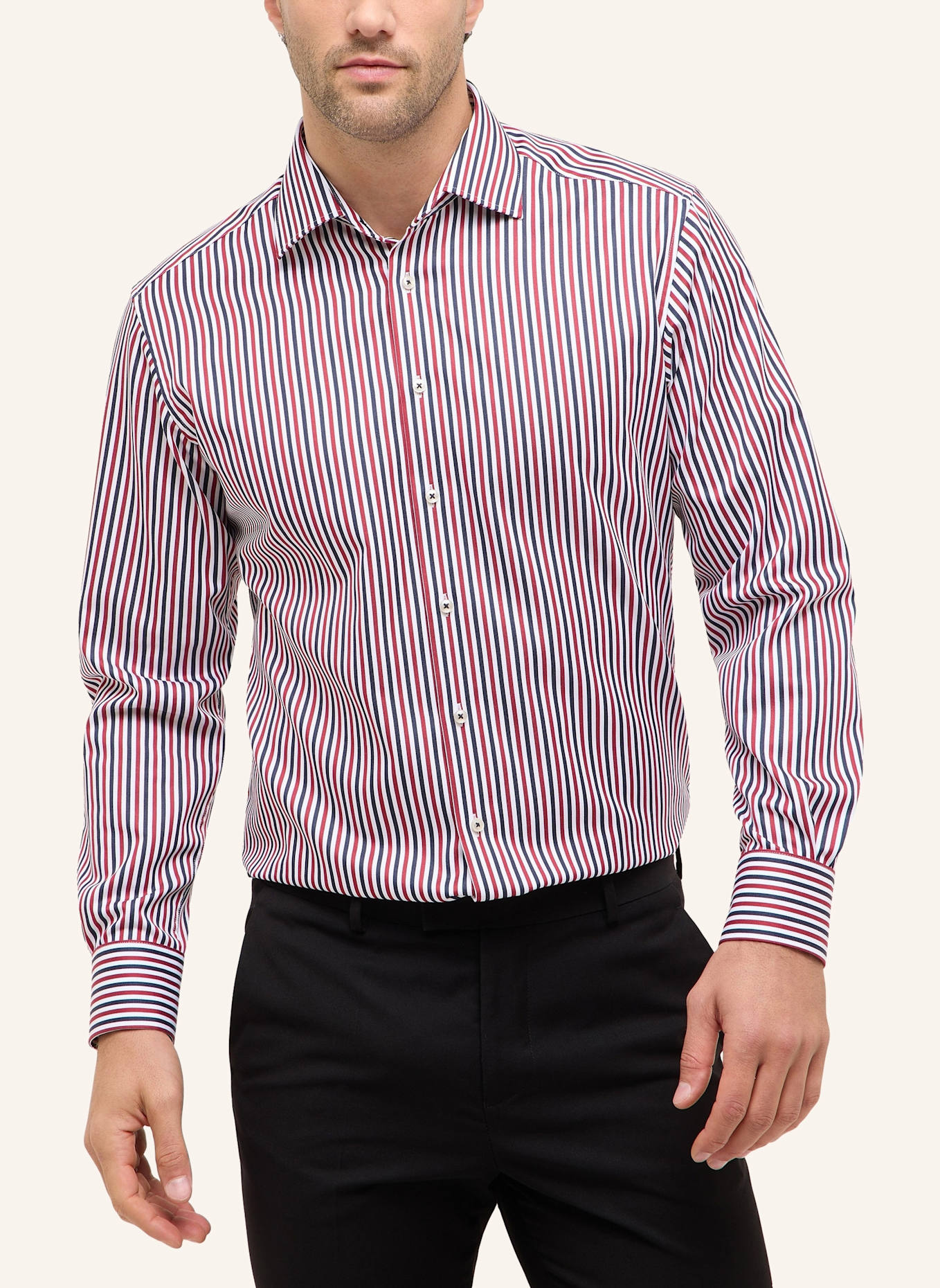 ETERNA Hemd MODERN FIT: ROT