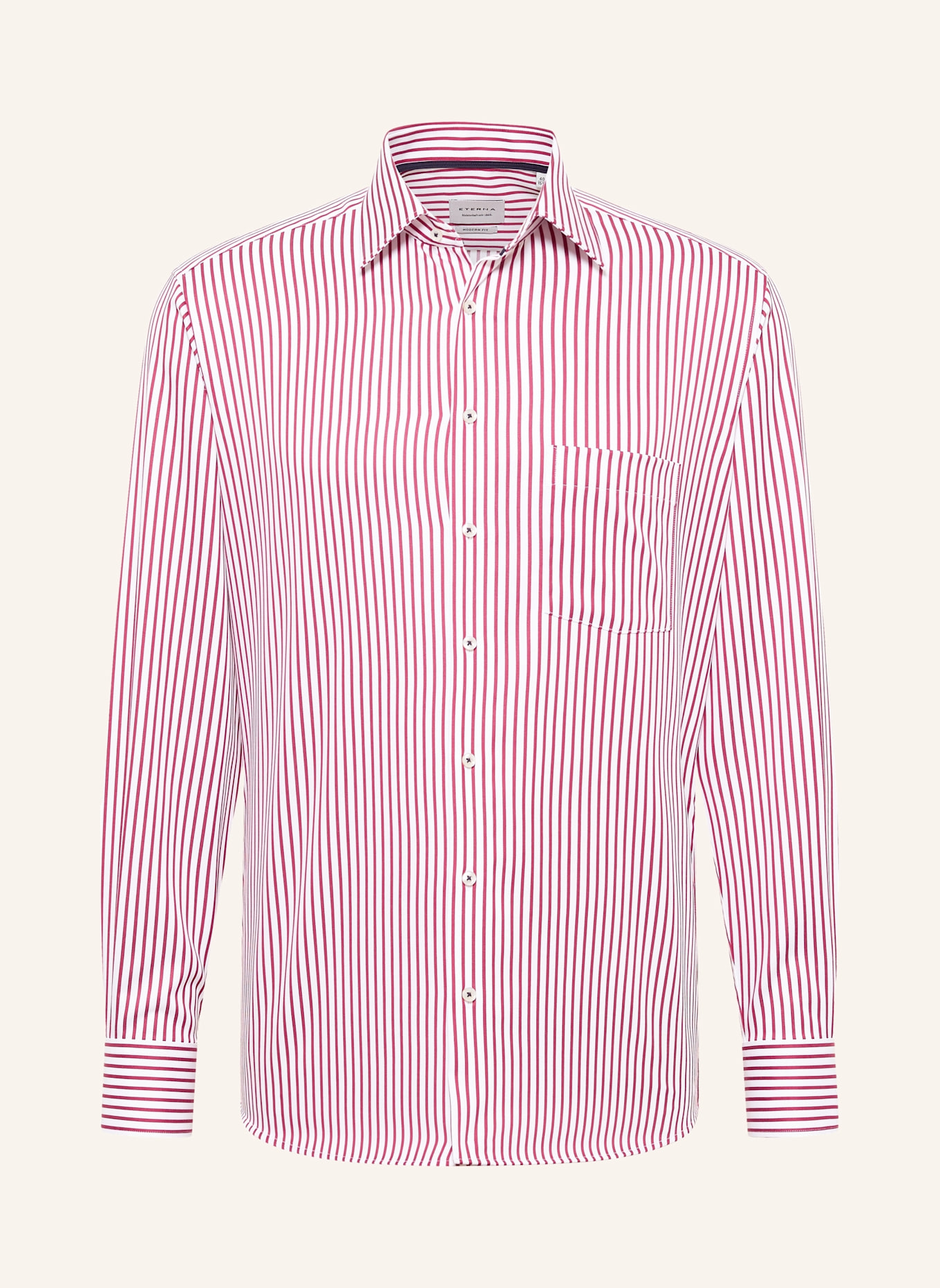 ETERNA Hemd MODERN FIT: ROT