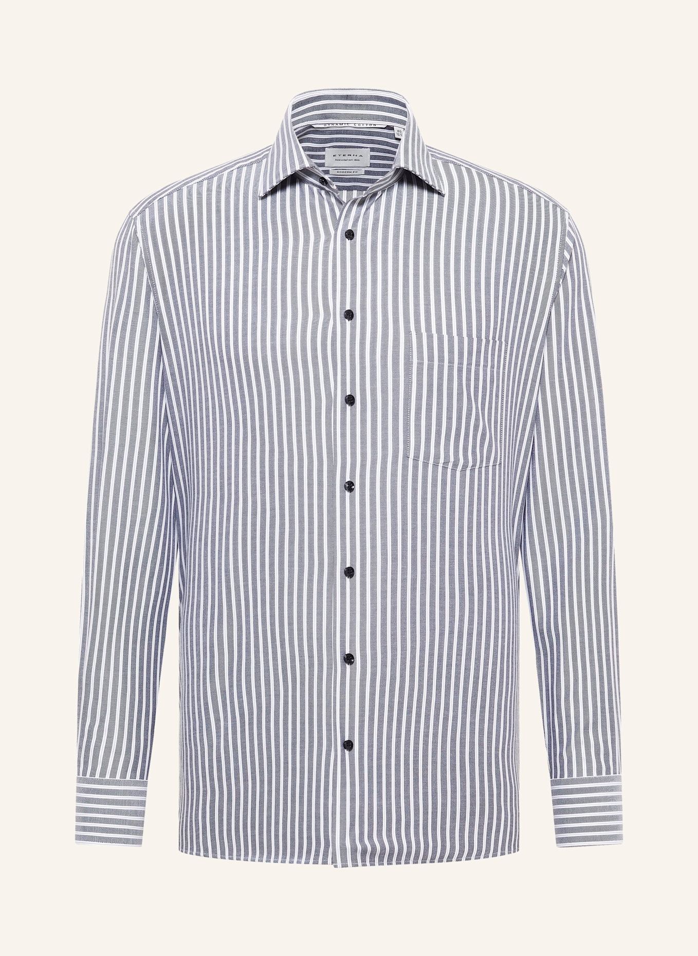 ETERNA Hemd Slim Fit: GRAU