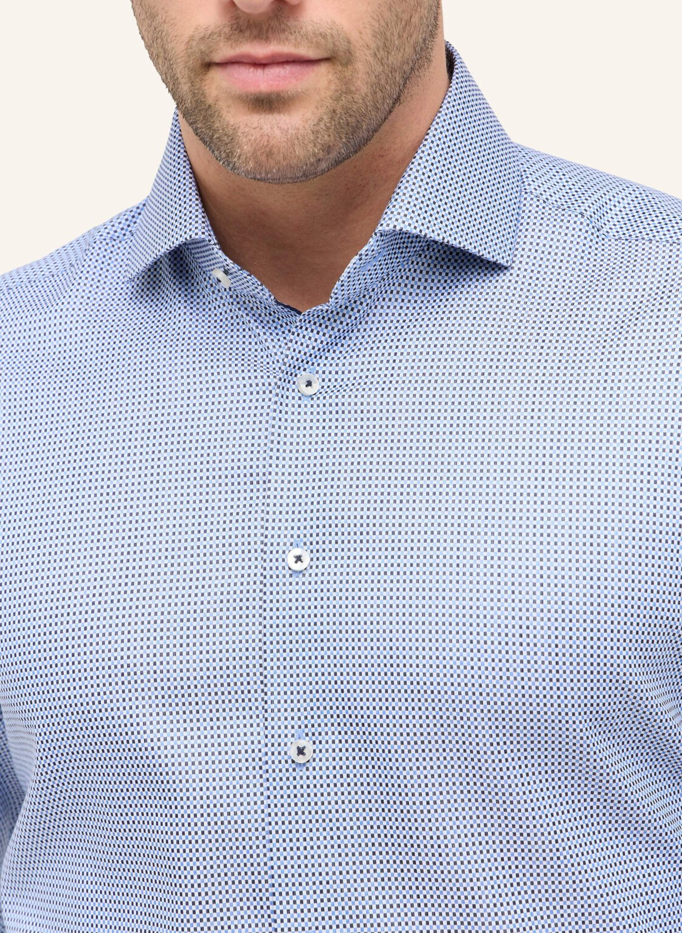 1863 by ETERNA Hemd MODERN FIT: BLAU