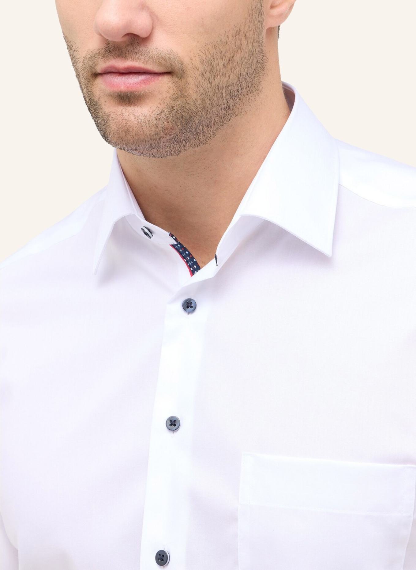 ETERNA Kurzarm-Hemd MODERN FIT: WEISS