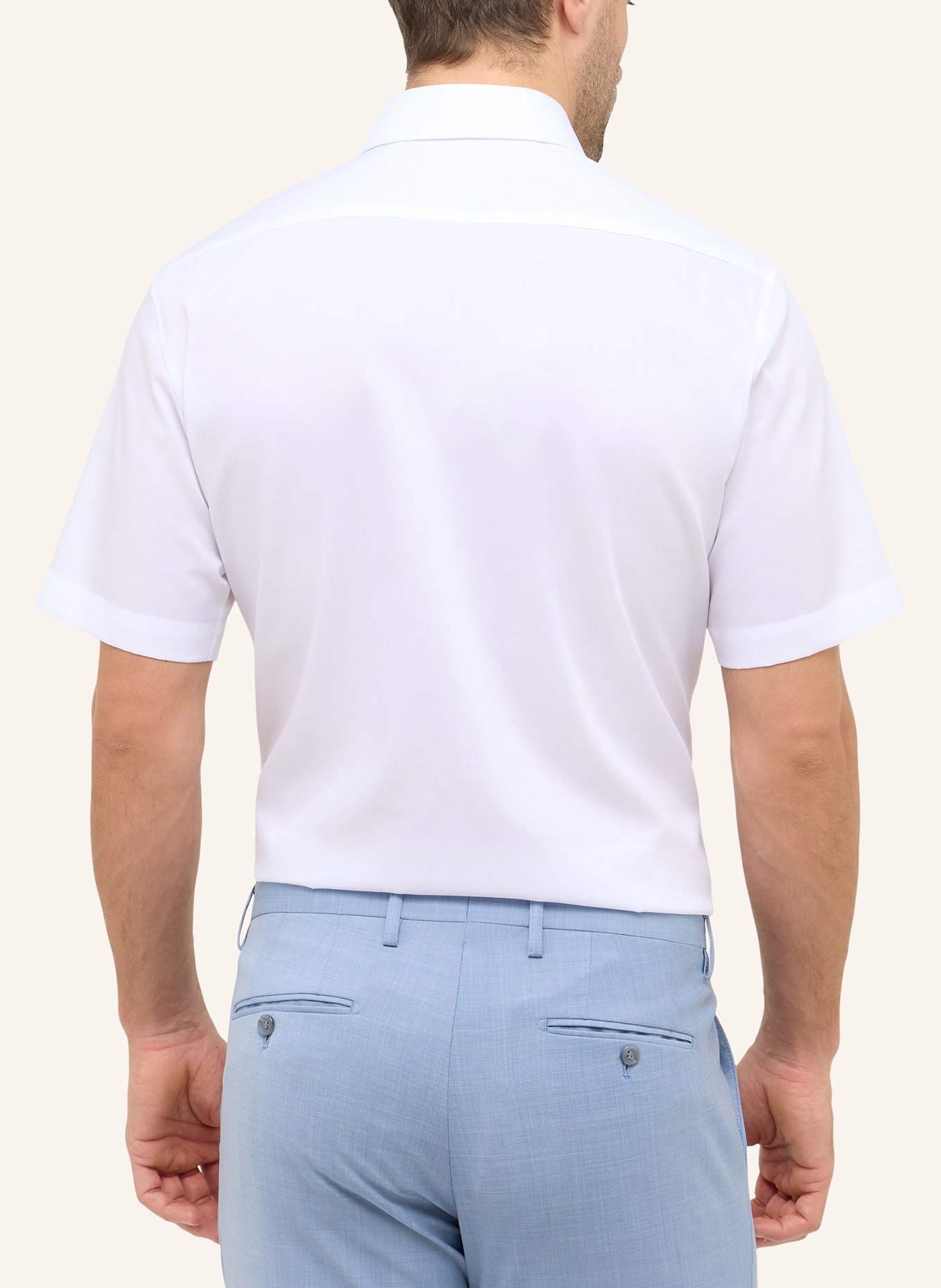 ETERNA Kurzarm-Hemd MODERN FIT: WEISS