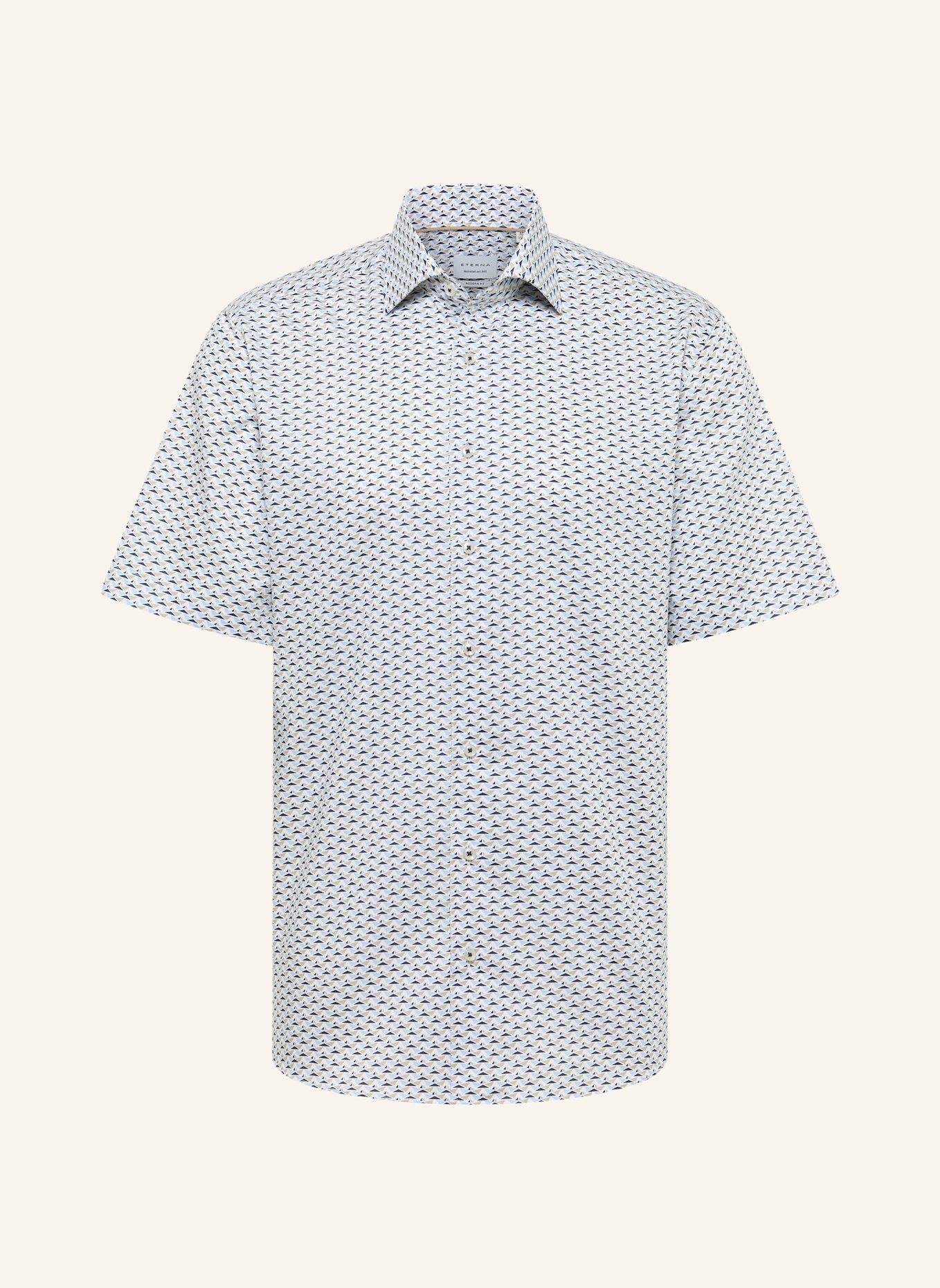 ETERNA Kurzarm-Hemd MODERN FIT: BLAU