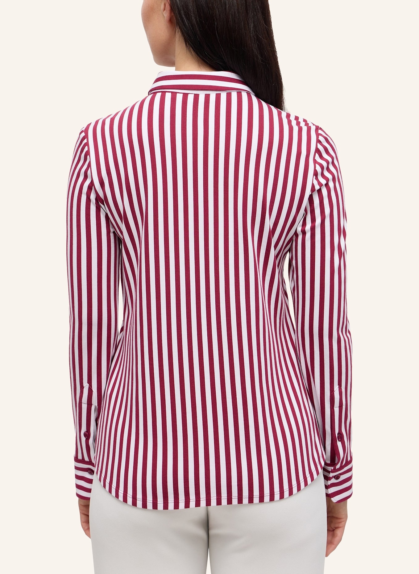 ETERNA Bluse FITTED: ROT