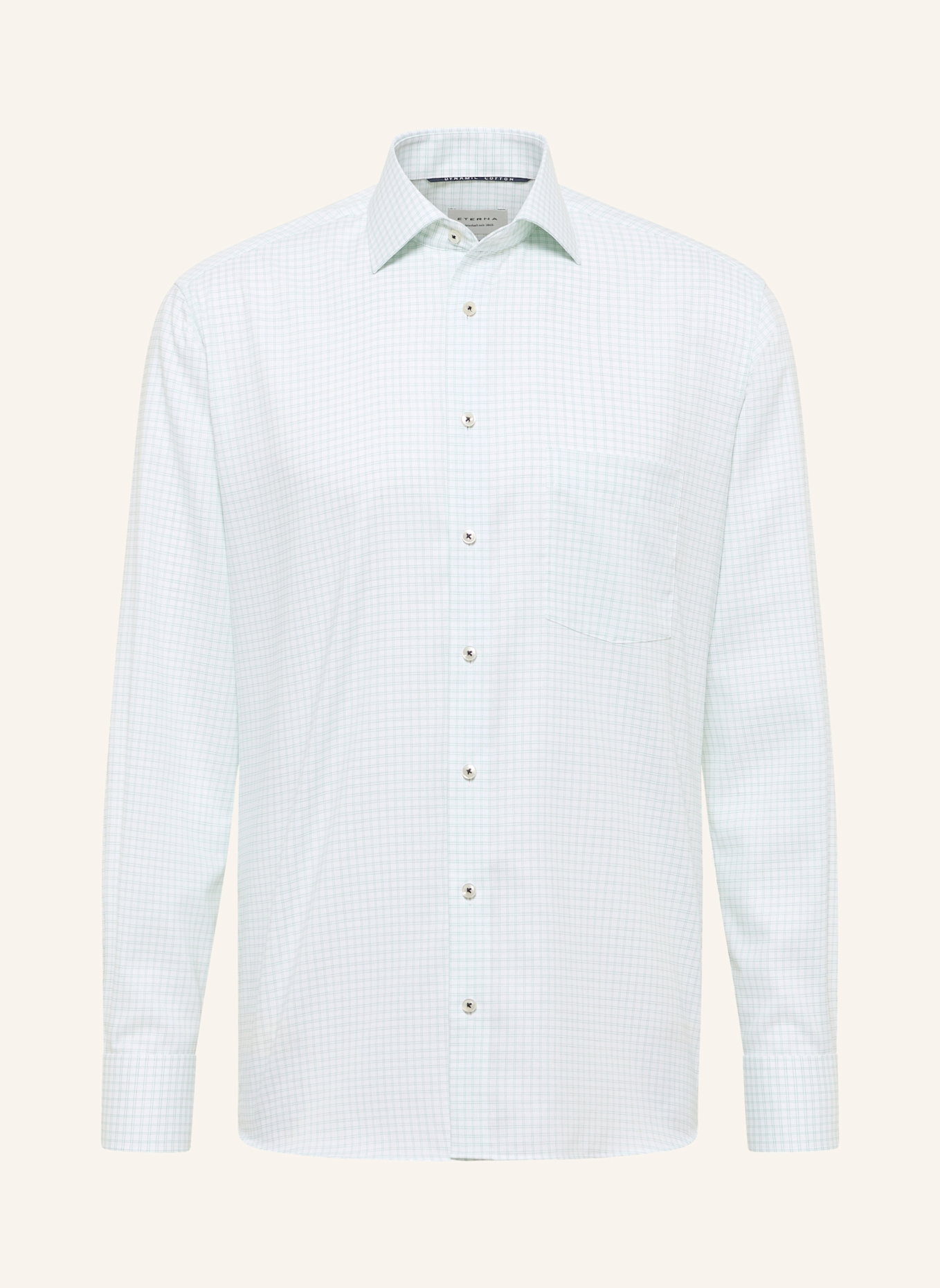 ETERNA Hemd MODERN FIT: GRÜN