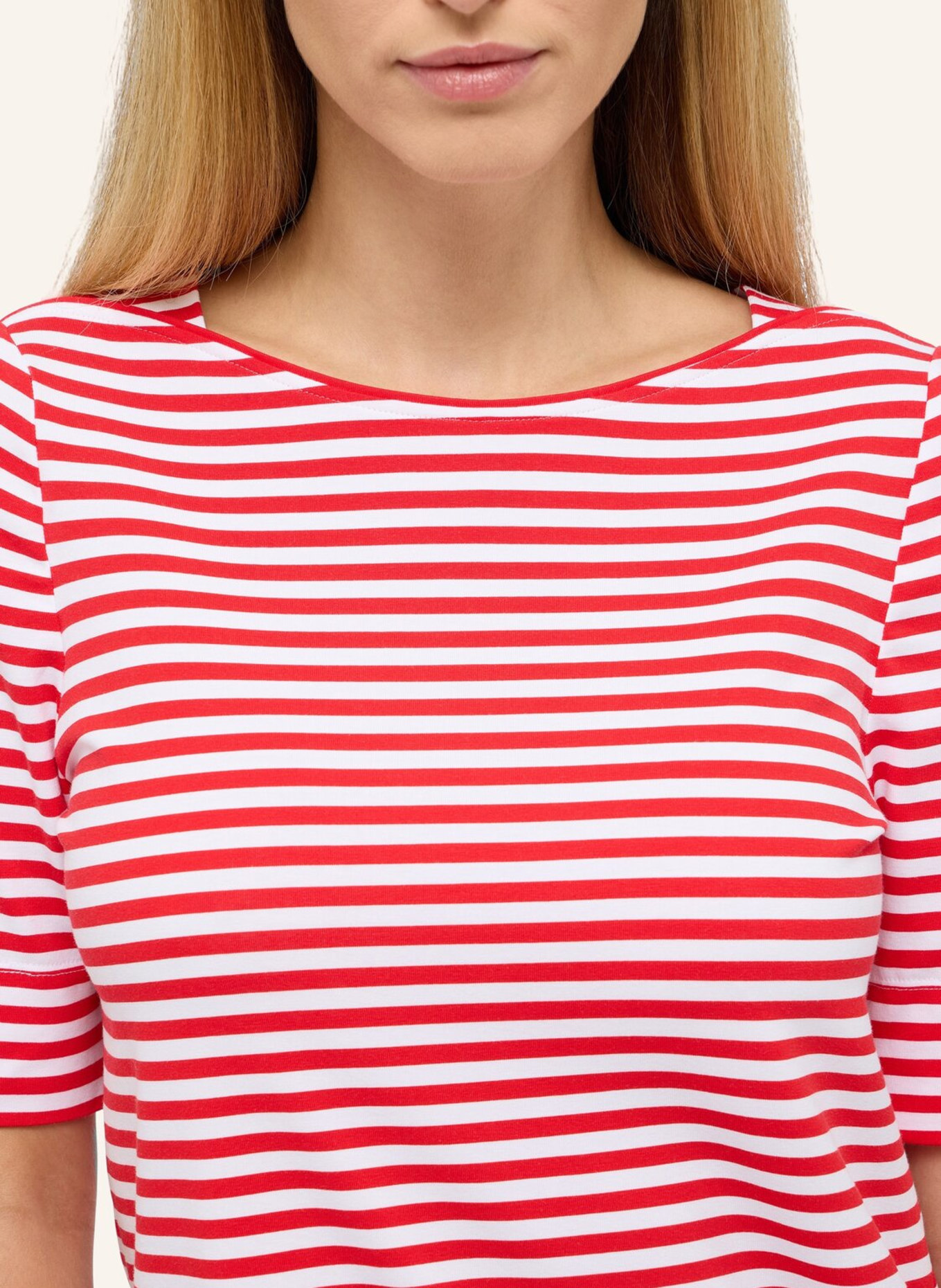 ETERNA Shirt REGULAR FIT: WEISS/ ROT