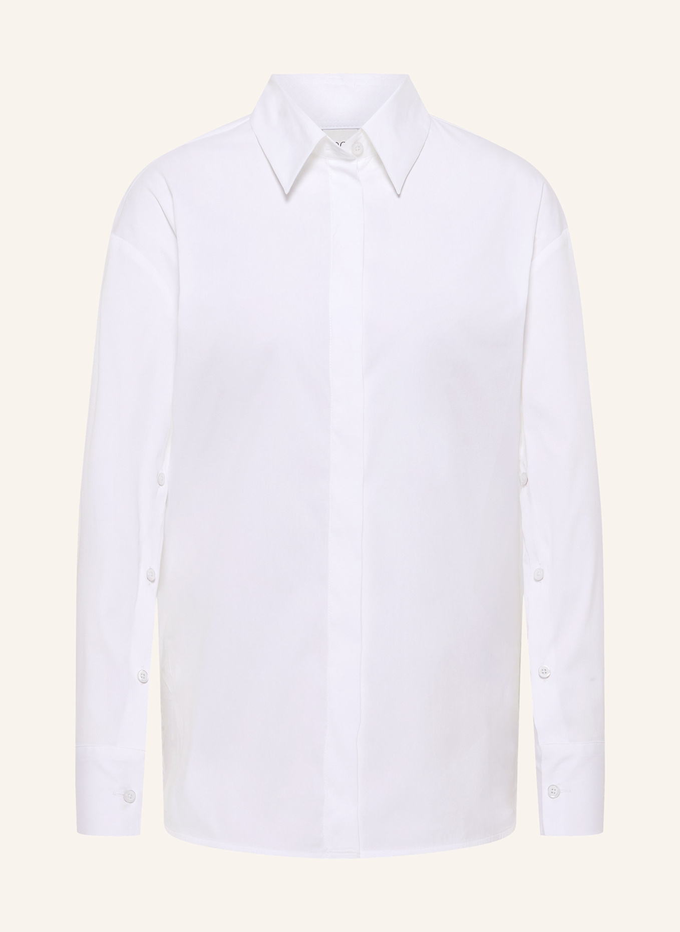 1863 by ETERNA Bluse OVERSIZE FIT: WEISS